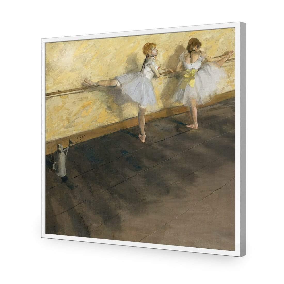 Dancers Practicing at the Barre By Edgar Degas - Wall Art Designs - 3301_AS_Q WAD_AP - 030 - EDG_37x37_S - 2538 - WHT