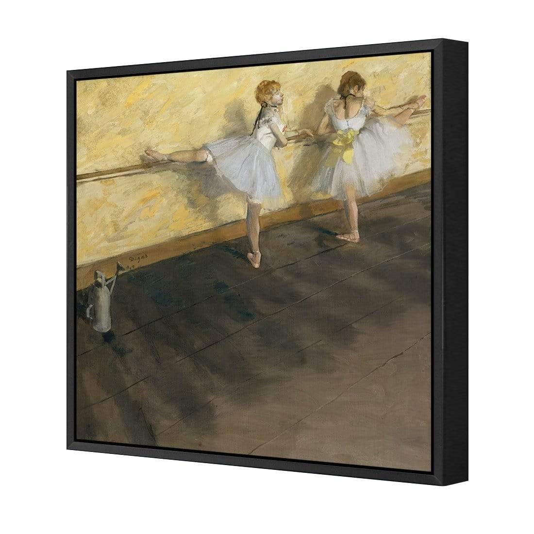 Dancers Practicing at the Barre By Edgar Degas - Wall Art Designs - 3301_AS_Q WAD_CP - MPY - 260 - M - S - S_37x37_S - 1550 - BLK