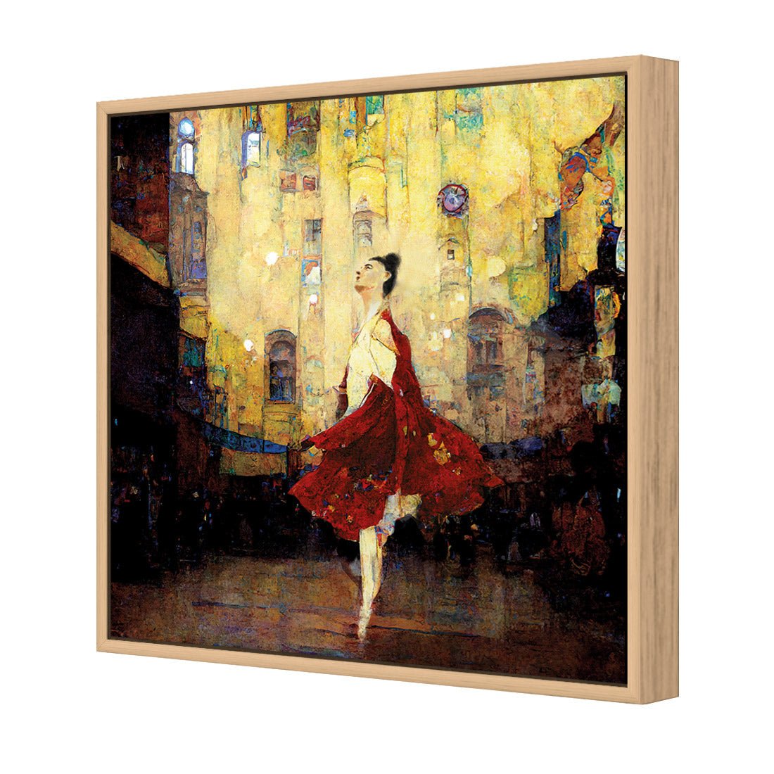 Dancescape II - Wall Art Designs - WB_100118_AS_Q CAF_CP - MPY - 260 - M - S - S_37x37_S - 1550 - OAK