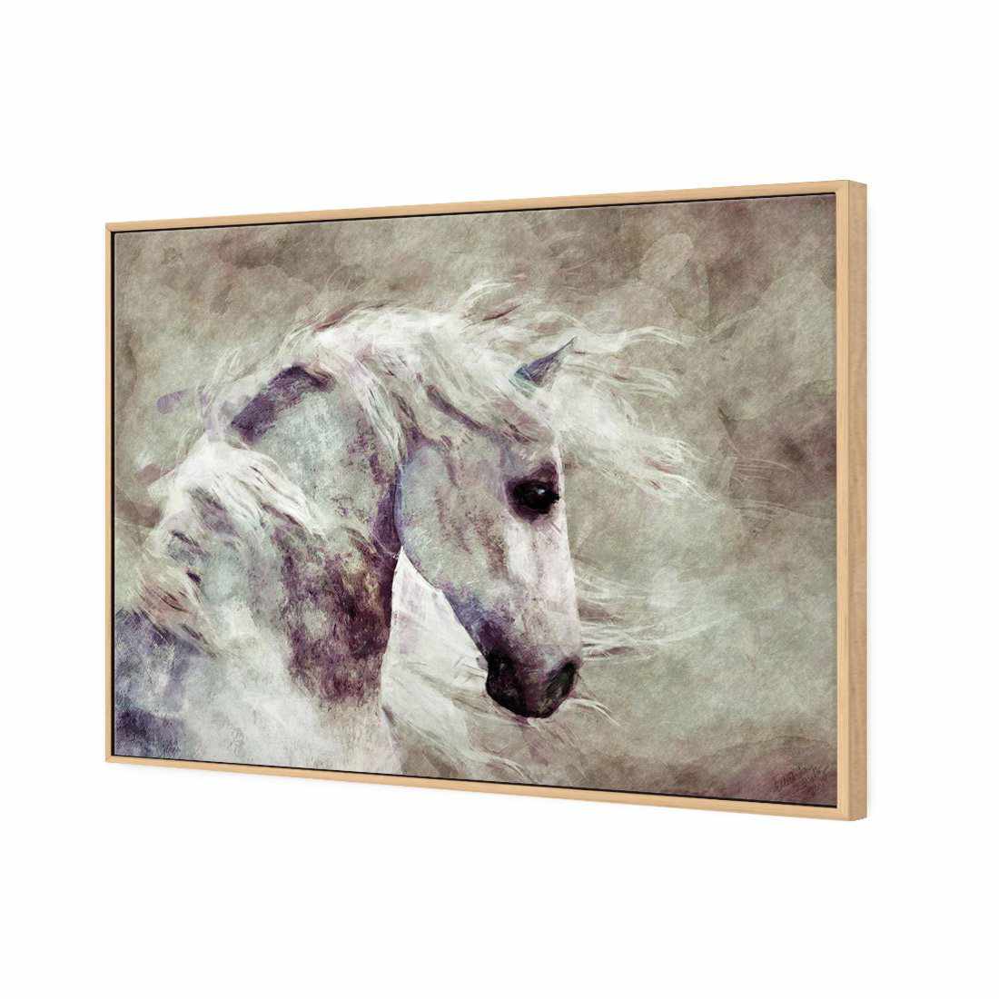 Dapple Grey | Standard Canvas | Floating Frame | Oak