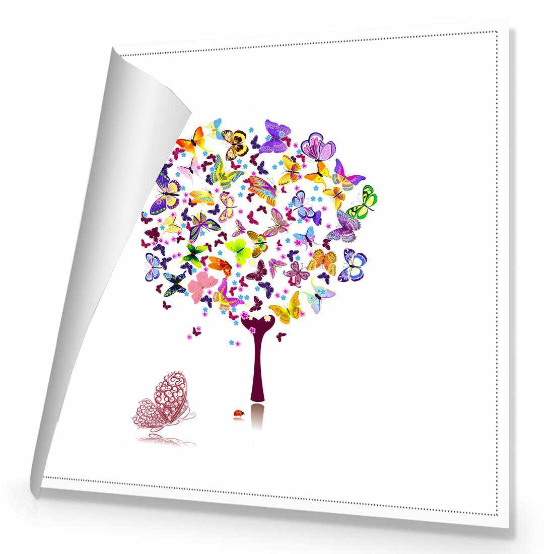 Day Dream Tree, Square | Classic Canvas | No Frame | Rolled Canvas