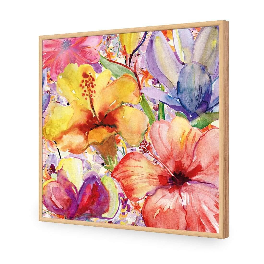 Day Lilies and Iris (Square) - Wall Art Designs - 1461_AS_Q WAD_AP - 030 - EDG_37x37_S - 2538 - OAK