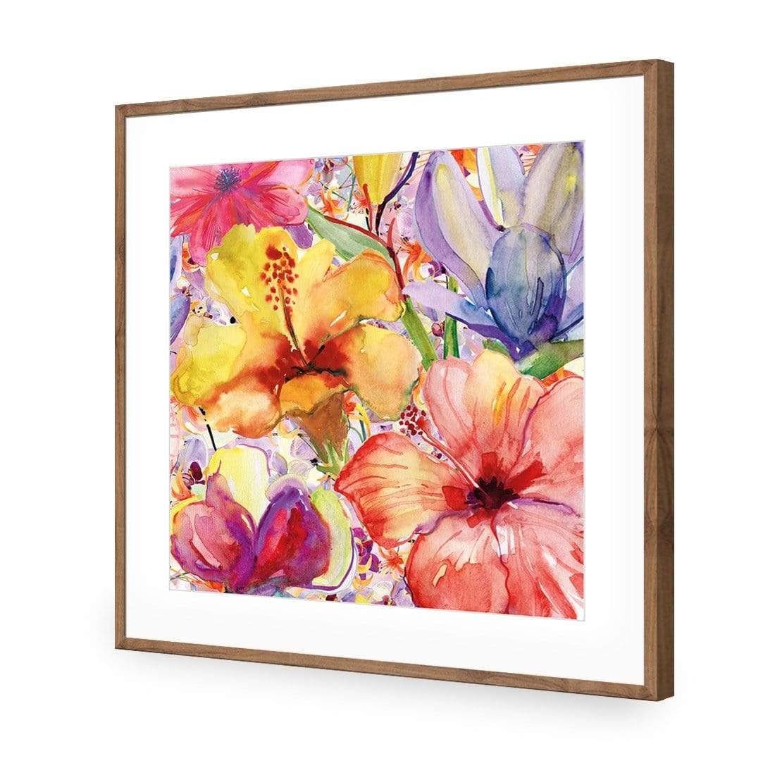 Day Lilies and Iris (Square) - Wall Art Designs - 1461_AS_Q WAD_AP - 030 - MAT_37x37_S - 2538 - NAT