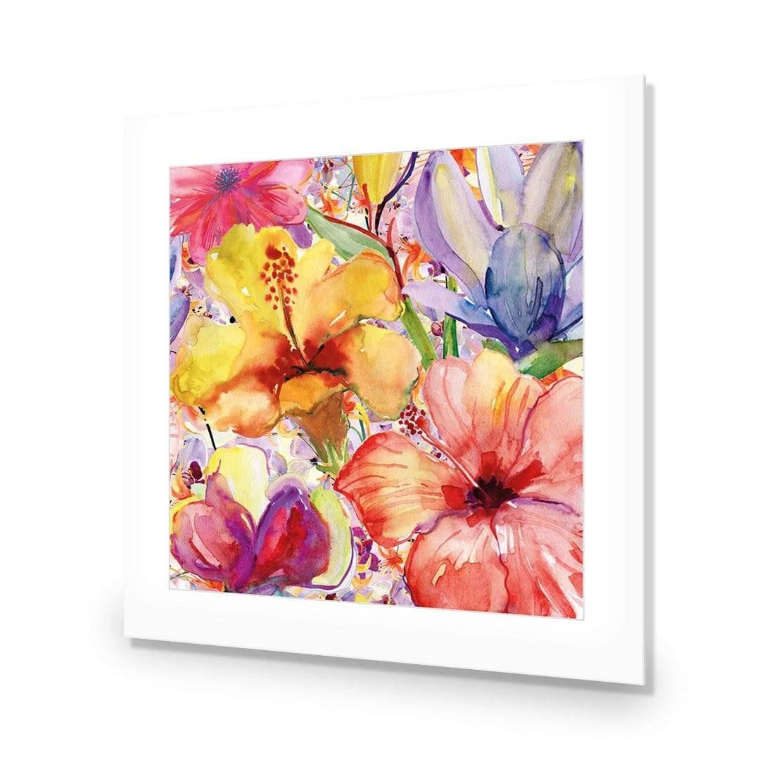 Day Lilies and Iris (Square) - Wall Art Designs - 1461_AS_Q WAD_AP - 030 - MAT_37x37_NONE