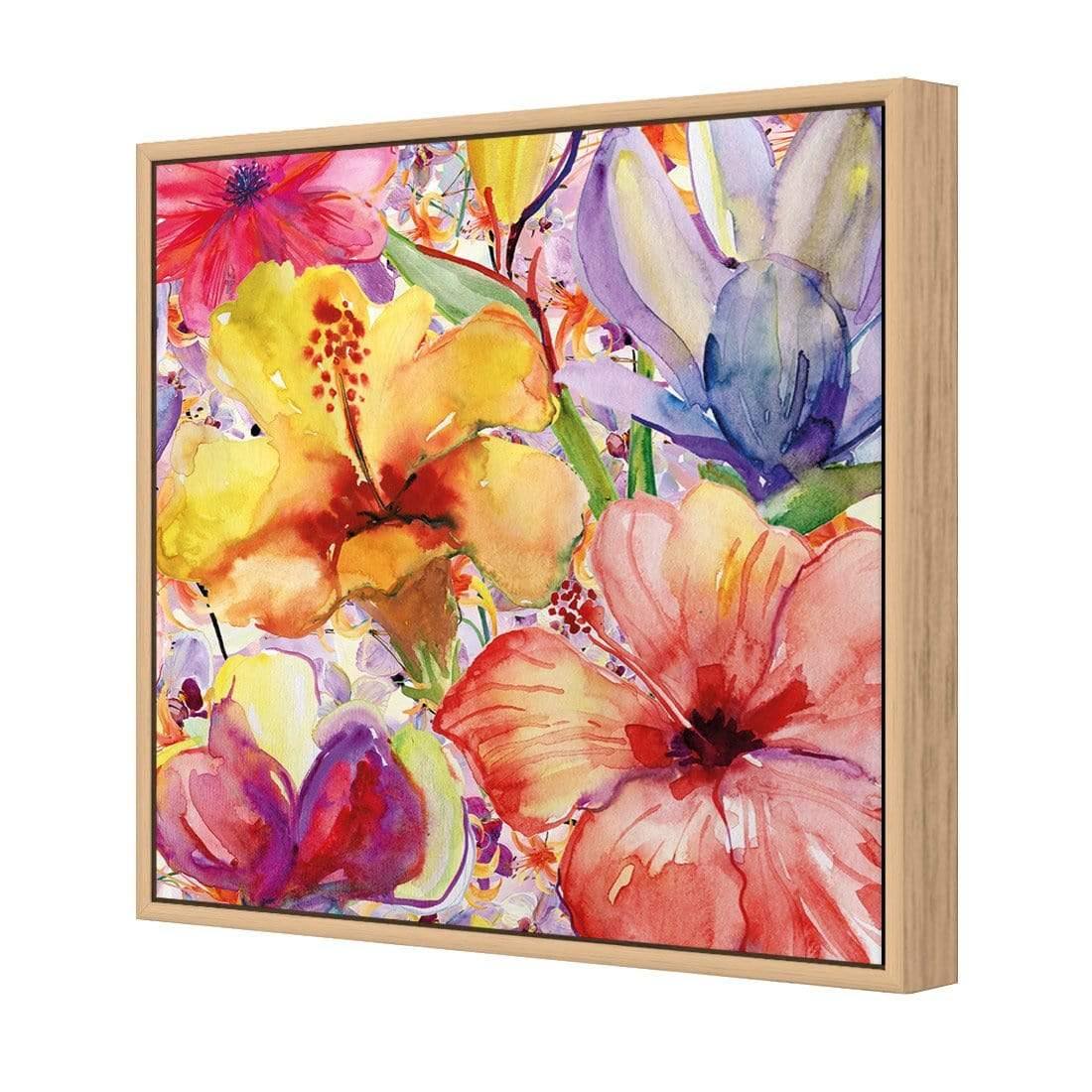 Day Lilies and Iris (Square) - Wall Art Designs - 1461_AS_Q WAD_CP - MPY - 260 - M - S - S_37x37_S - 1550 - OAK