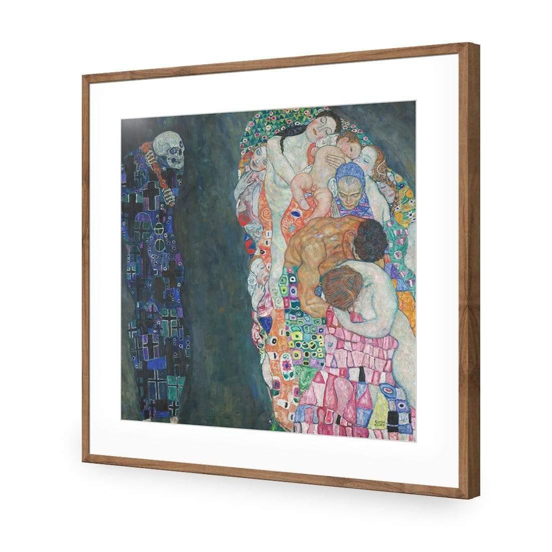 Death & Life by Gustav Klimt - Wall Art Designs - 3864_AS_Q WAD_AP - 030 - MAT_37x37_S - 2538 - NAT