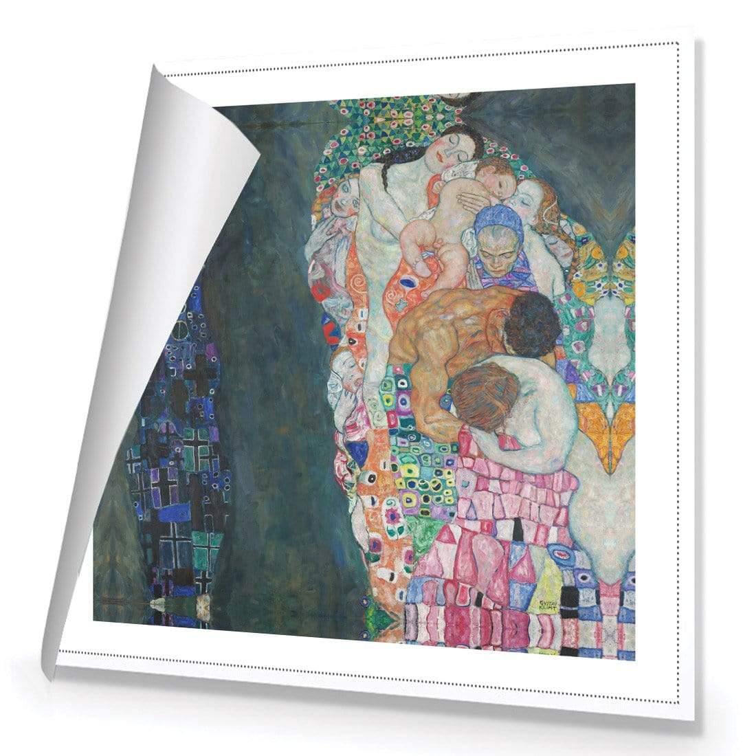 Death & Life by Gustav Klimt - Wall Art Designs - 3864_AS_Q WAD_CP - MPY - 260 - M - R_37x37_NONE