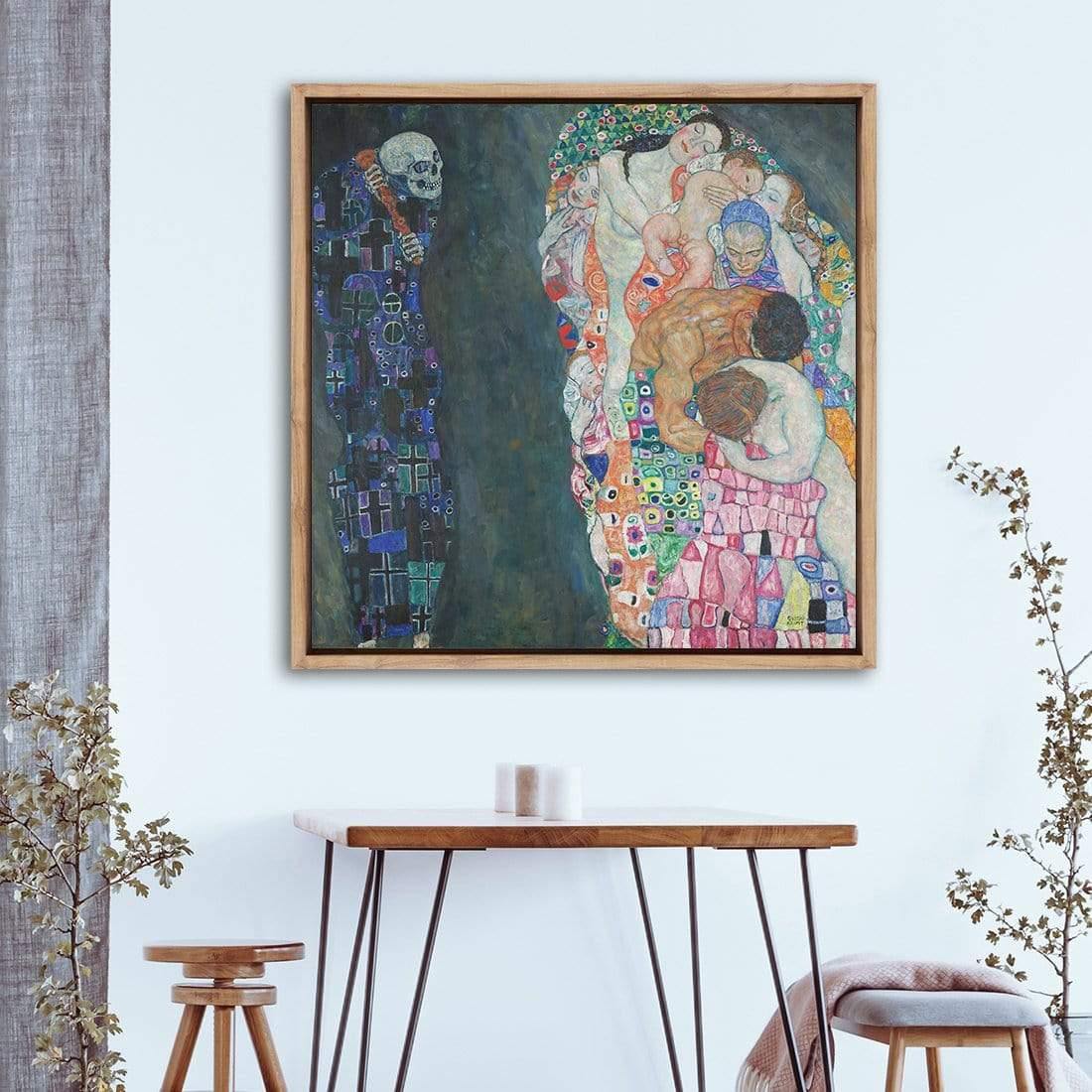 Death & Life by Gustav Klimt - Wall Art Designs - 3864_AS_Q WAD_CP - MPY - 260 - M - S - S_37x37_NONE