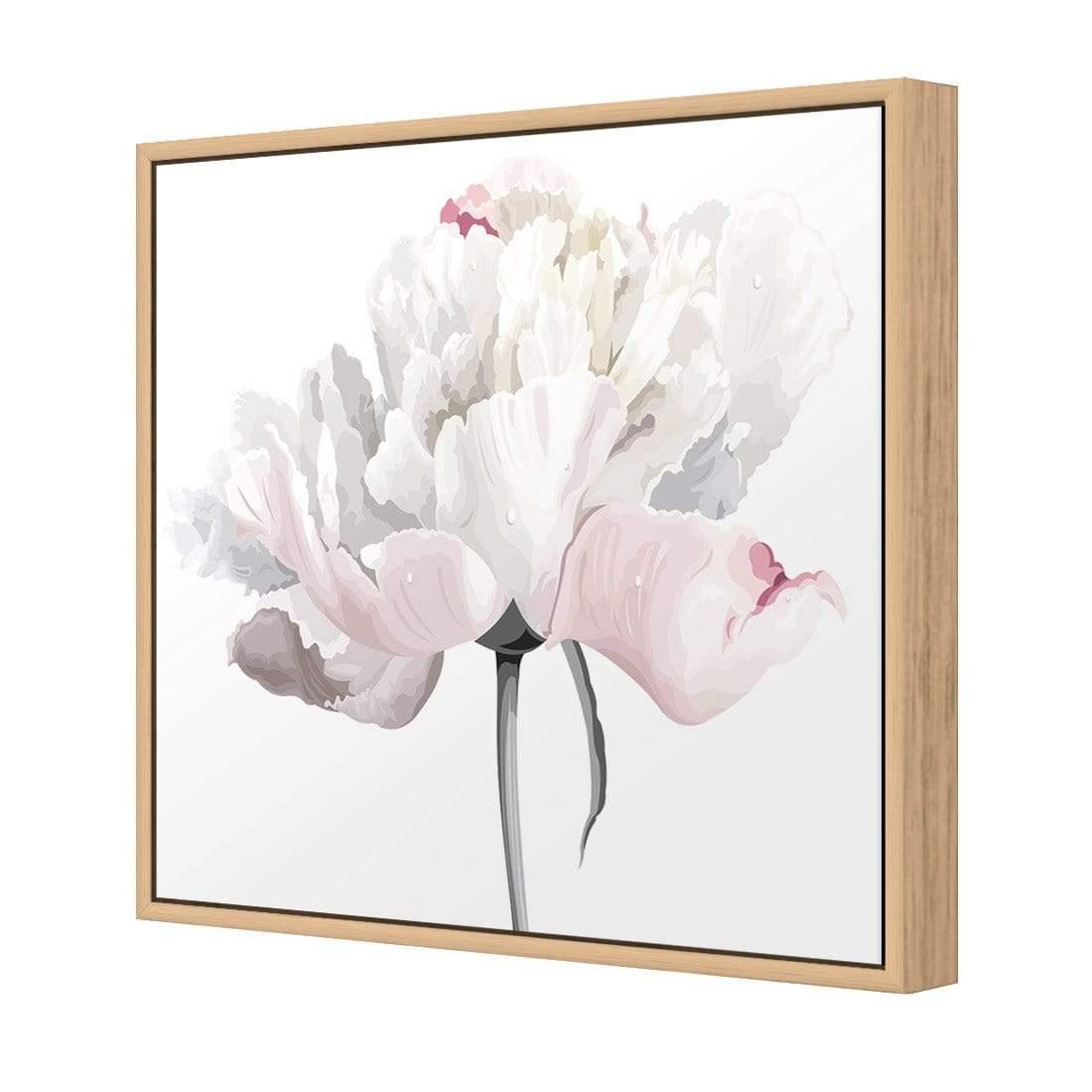 Delicate Bloom on White (Square) - Wall Art Designs - 3061_AS_Q WAD_CP - MPY - 260 - M - S - S_37x37_S - 1550 - OAK