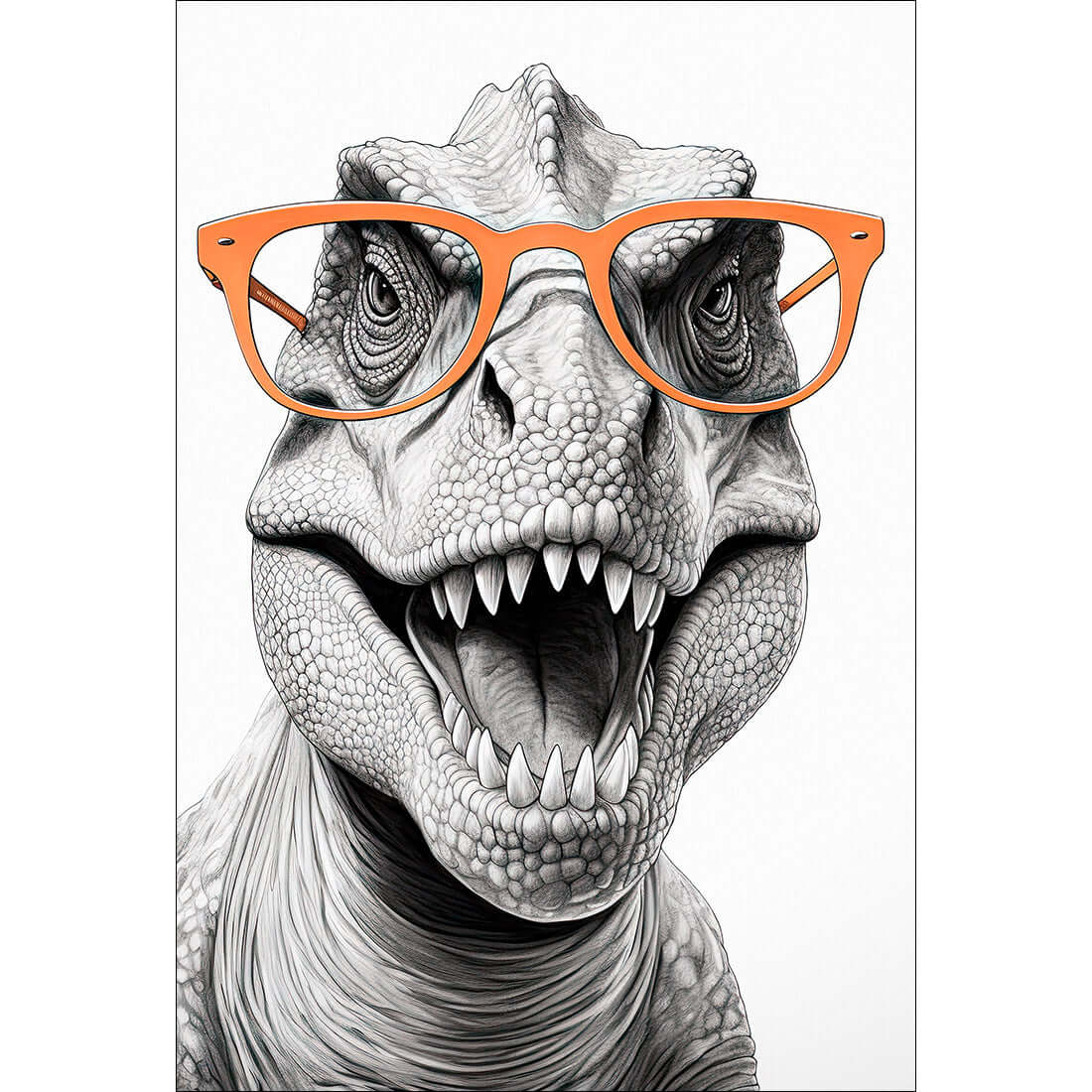 Dino Portrait Trio Art Set - Wall Art Designs - SET3_6038_AR_V WAD_CP - MPY - 260 - M - S - S_45x30_NONE