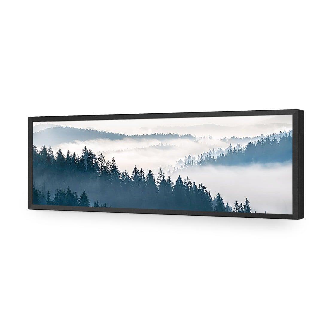 Distant Peaks (Long) - Wall Art Designs - 3125_AL_H WAD_AP - 030 - EDG_90x30_S - 2538 - BLK