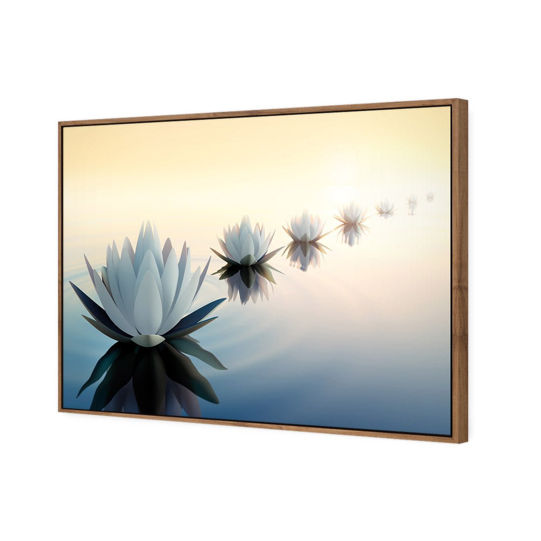 Distant Reflection | Standard Canvas | Floating Frame | Natural