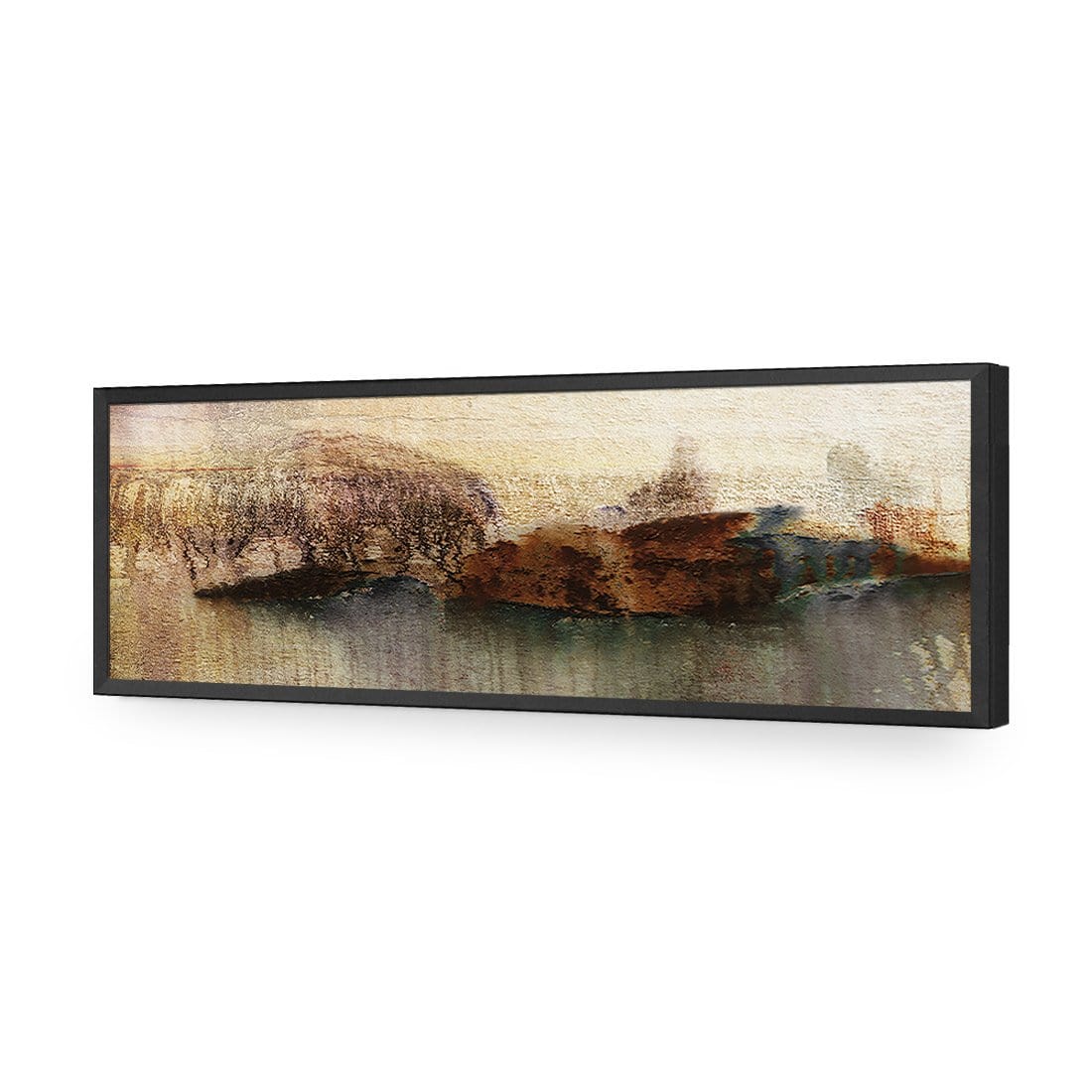 Distressed Wall (long) - Wall Art Designs - 1530_AL_H WAD_AP - 030 - EDG_90x30_S - 2538 - BLK