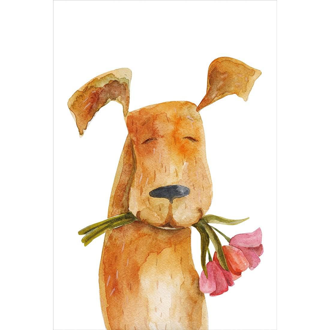 Doggy Valentine Canvas Art - Wall Art Designs - 3218_AR_V WAD_CP - MPY - 260 - M - S - S_45x30_NONE