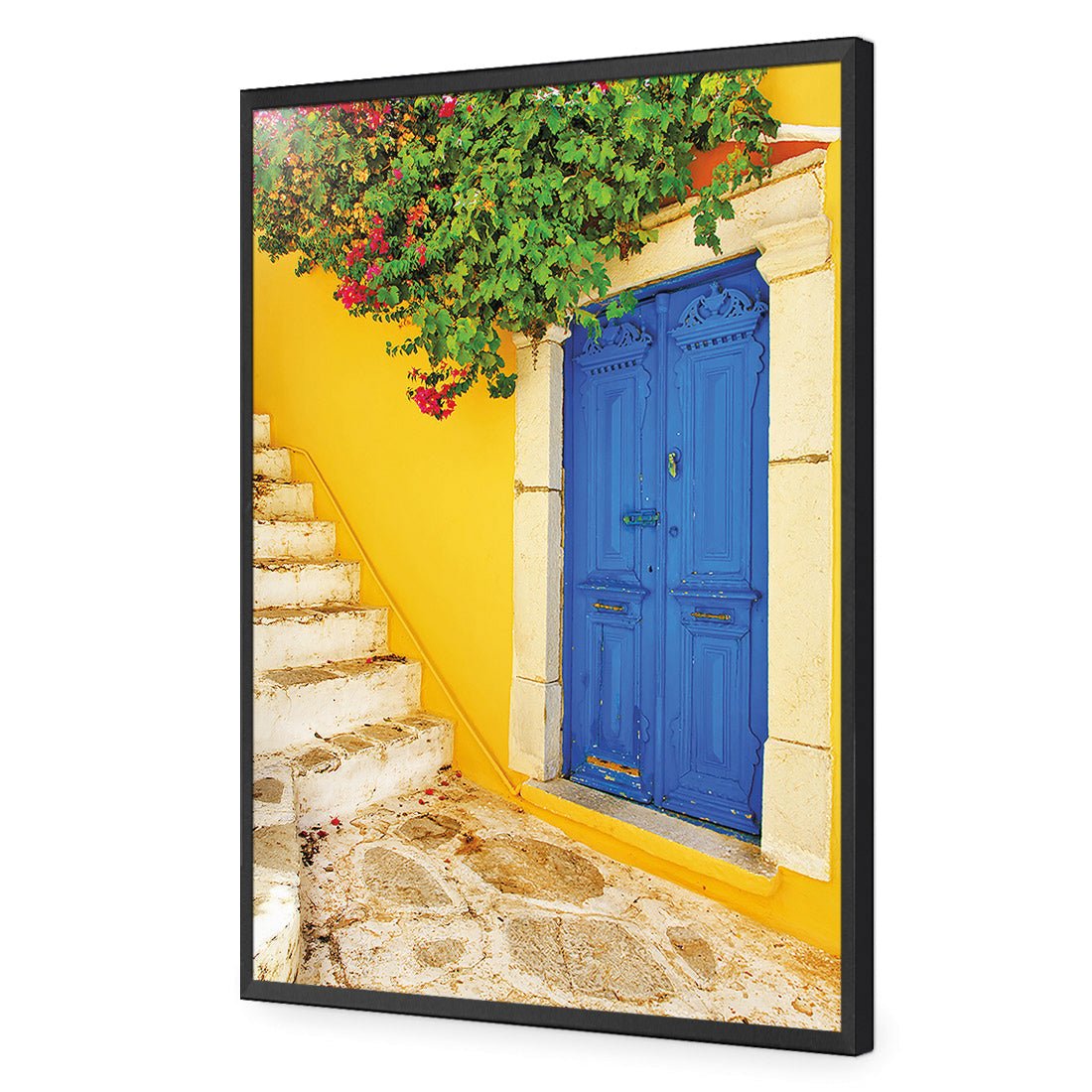 Door in Greece - Wall Art Designs - 2134_AR_V WAD_AP - 030 - EDG_45x30_S - 2538 - BLK