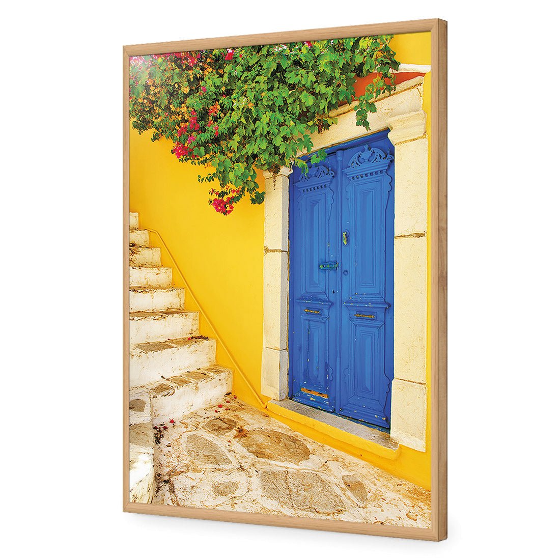 Door in Greece - Wall Art Designs - 2134_AR_V WAD_AP - 030 - EDG_45x30_S - 2538 - OAK