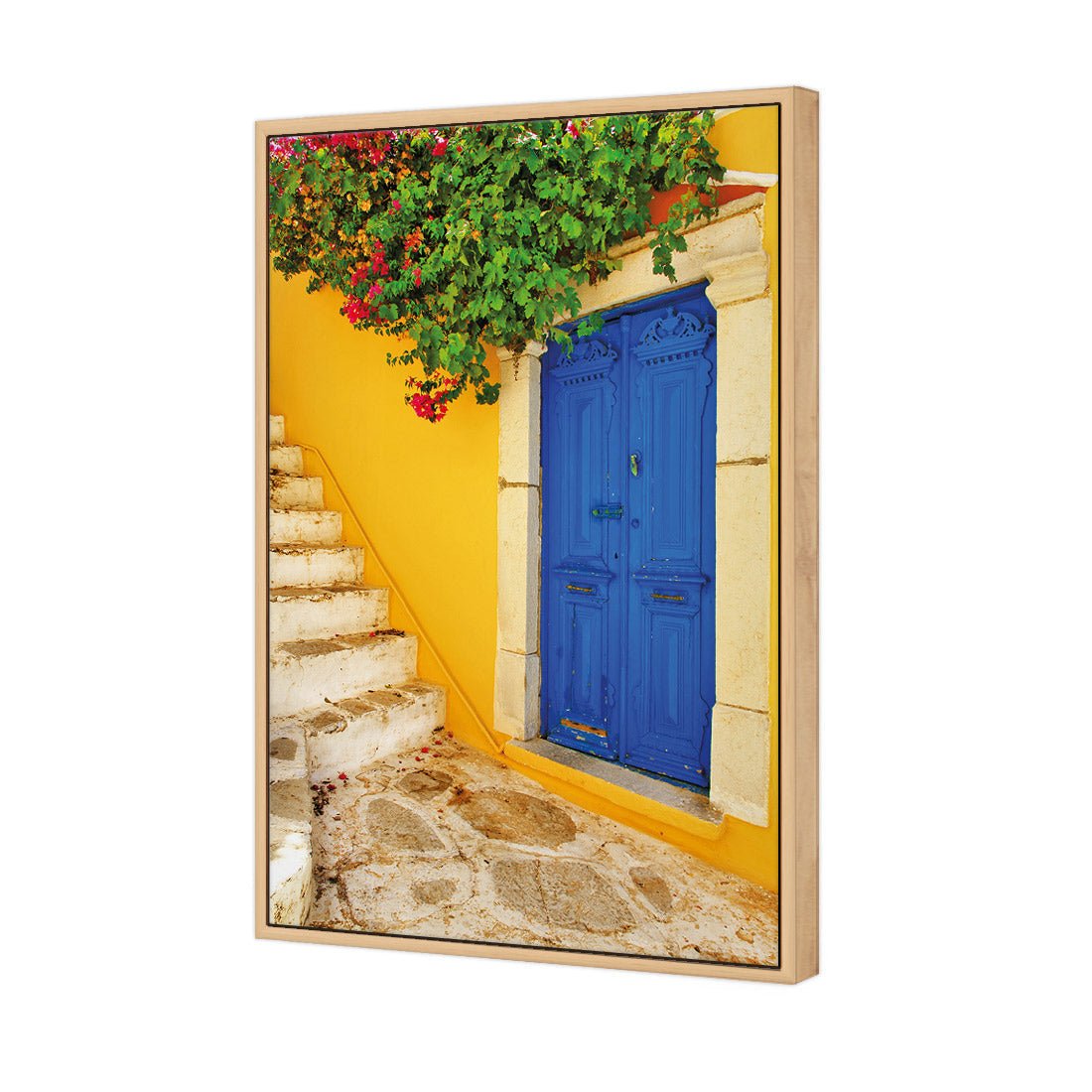 Door in Greece - Wall Art Designs - 2134_AR_V WAD_CP - MPY - 260 - M - S - S_45x30_S - 1550 - OAK