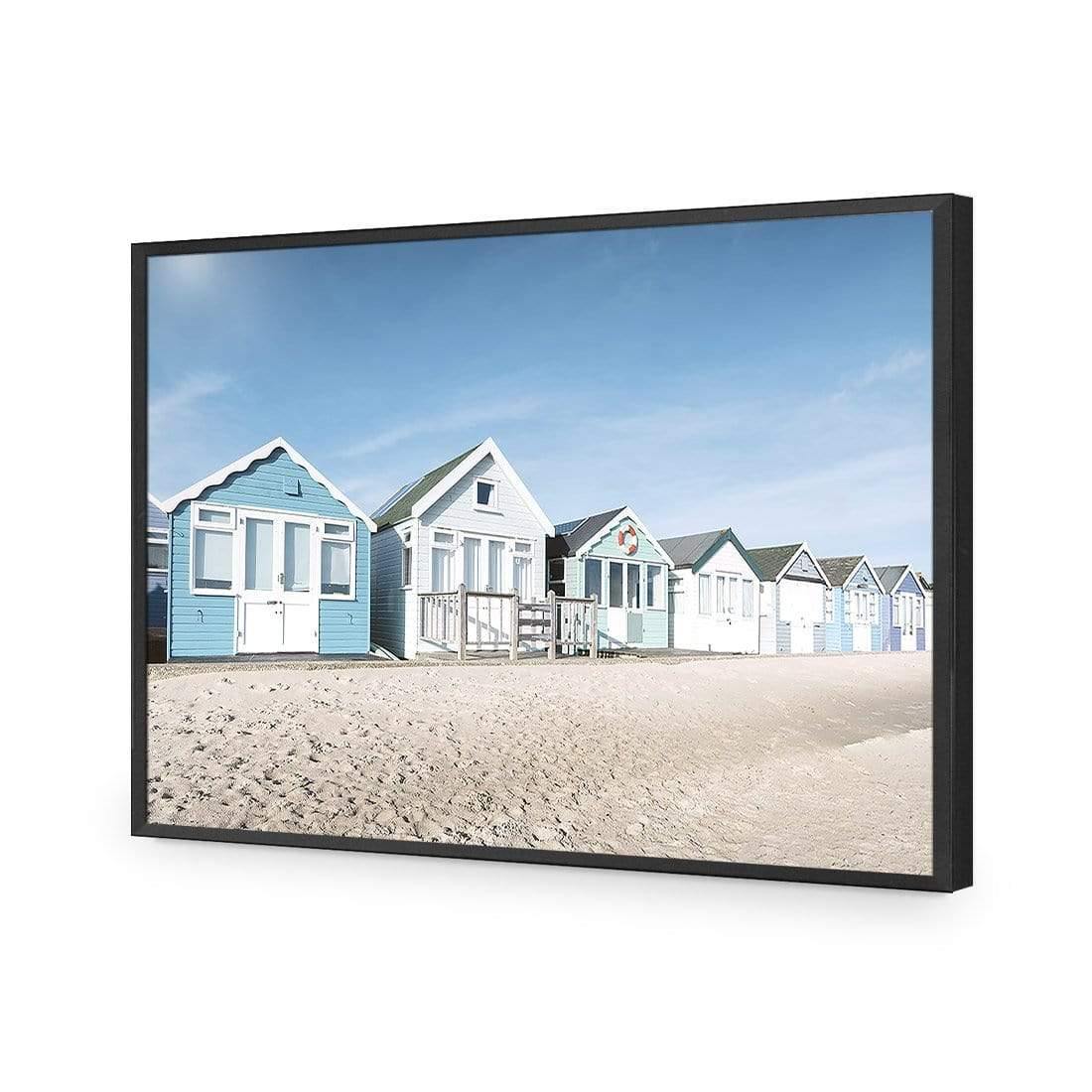 Dorset Beach Hut Lane - Wall Art Designs - 3925_AR_H CAF_AP - 030 - EDG_45x30_S - 2538 - BLK