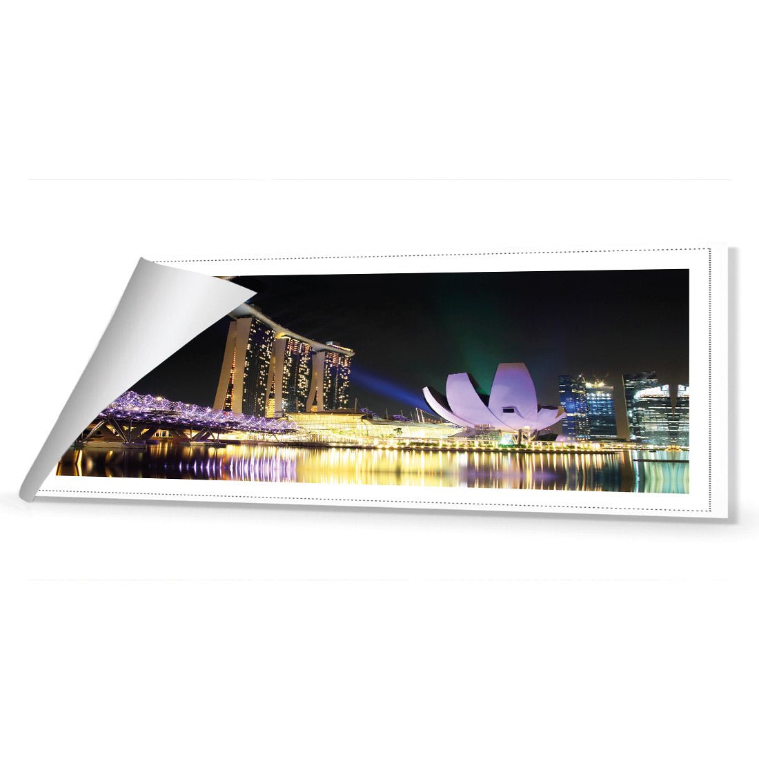 Double Helix Bridge Singapore (long) - Wall Art Designs - 738_AL_H WAD_CP - MPY - 260 - M - S - S_60x20_NONE