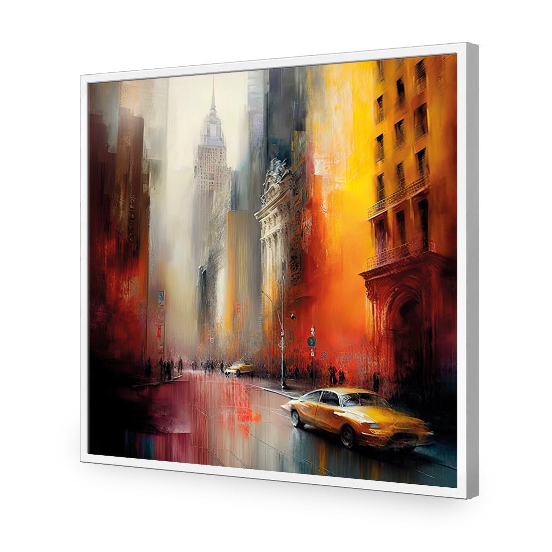 Downtown Streets I - Wall Art Designs - WB_100628_AS_Q CAF_AP - 030 - EDG_37x37_S - 2538 - WHT