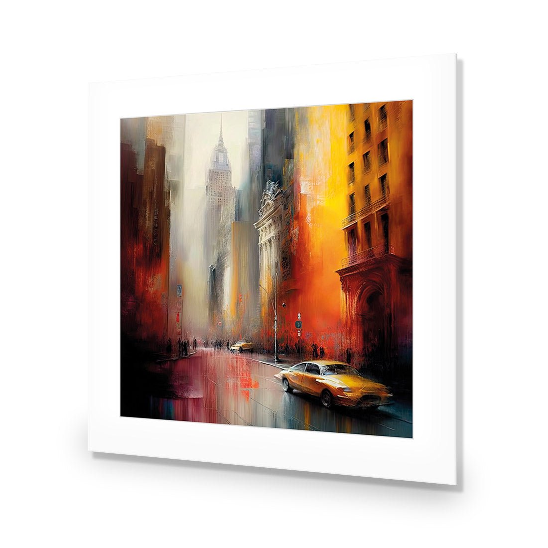 Downtown Streets I - Wall Art Designs - WB_100628_AS_Q CAF_AP - 030 - MAT_37x37_NONE