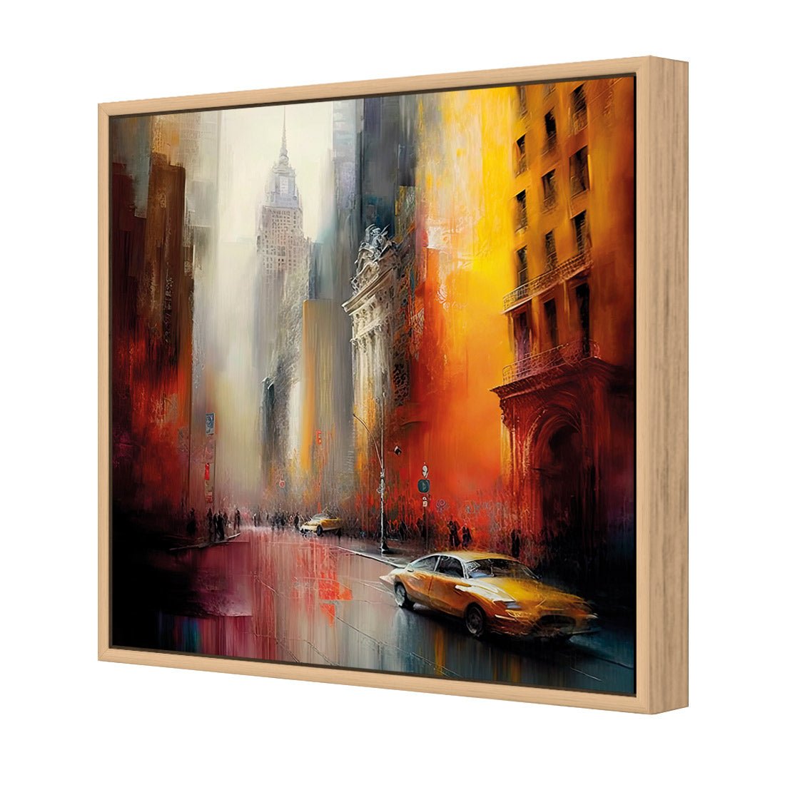 Downtown Streets I - Wall Art Designs - WB_100628_AS_Q CAF_CP - MPY - 260 - M - S - S_37x37_S - 1550 - OAK