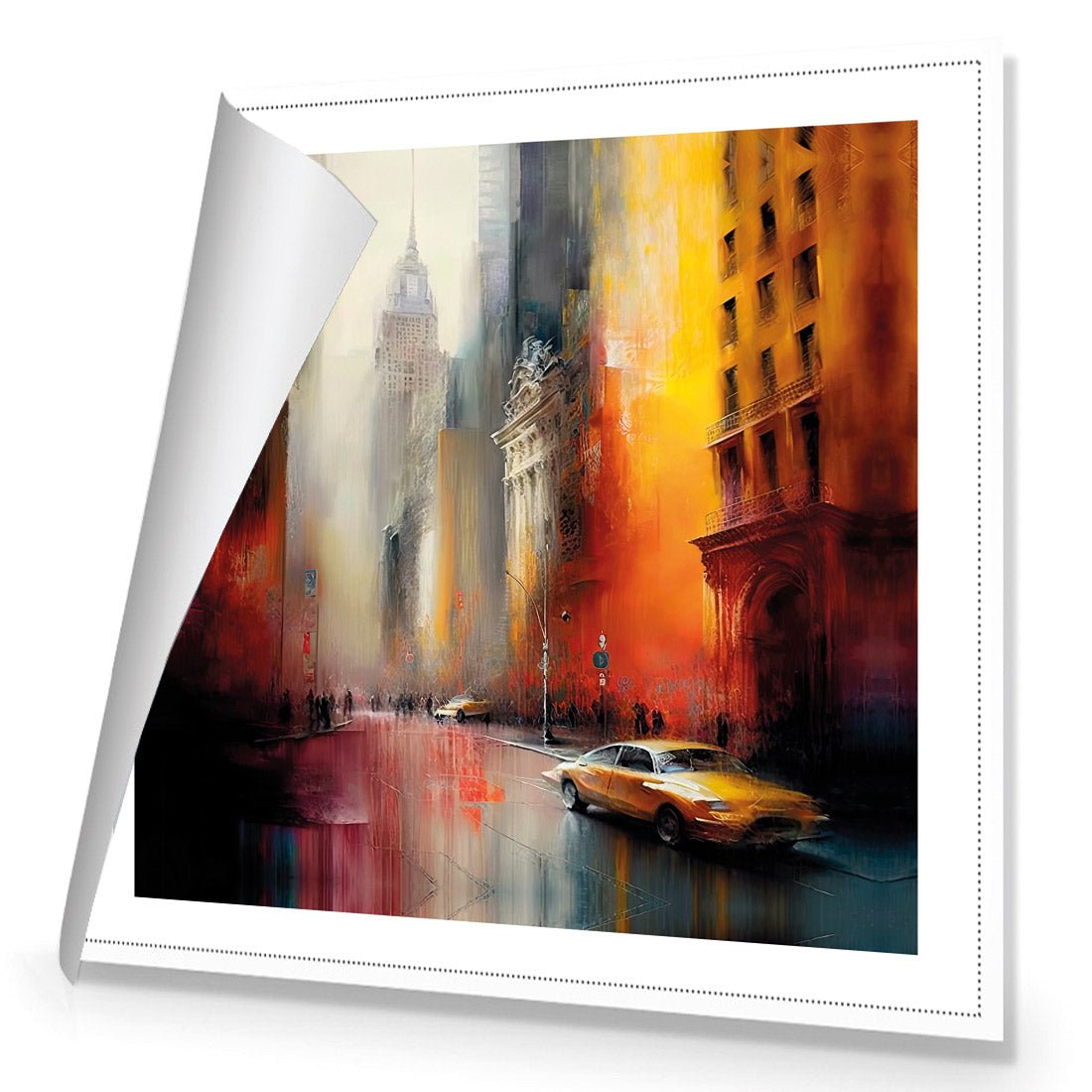 Downtown Streets I - Wall Art Designs - WB_100628_AS_Q CAF_CP - MPY - 260 - M - R_37x37_NONE