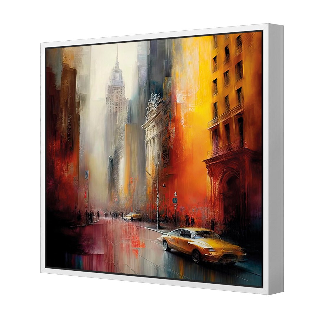 Downtown Streets I - Wall Art Designs - WB_100628_AS_Q CAF_CP - MPY - 260 - M - S - S_37x37_S - 1550 - WHT