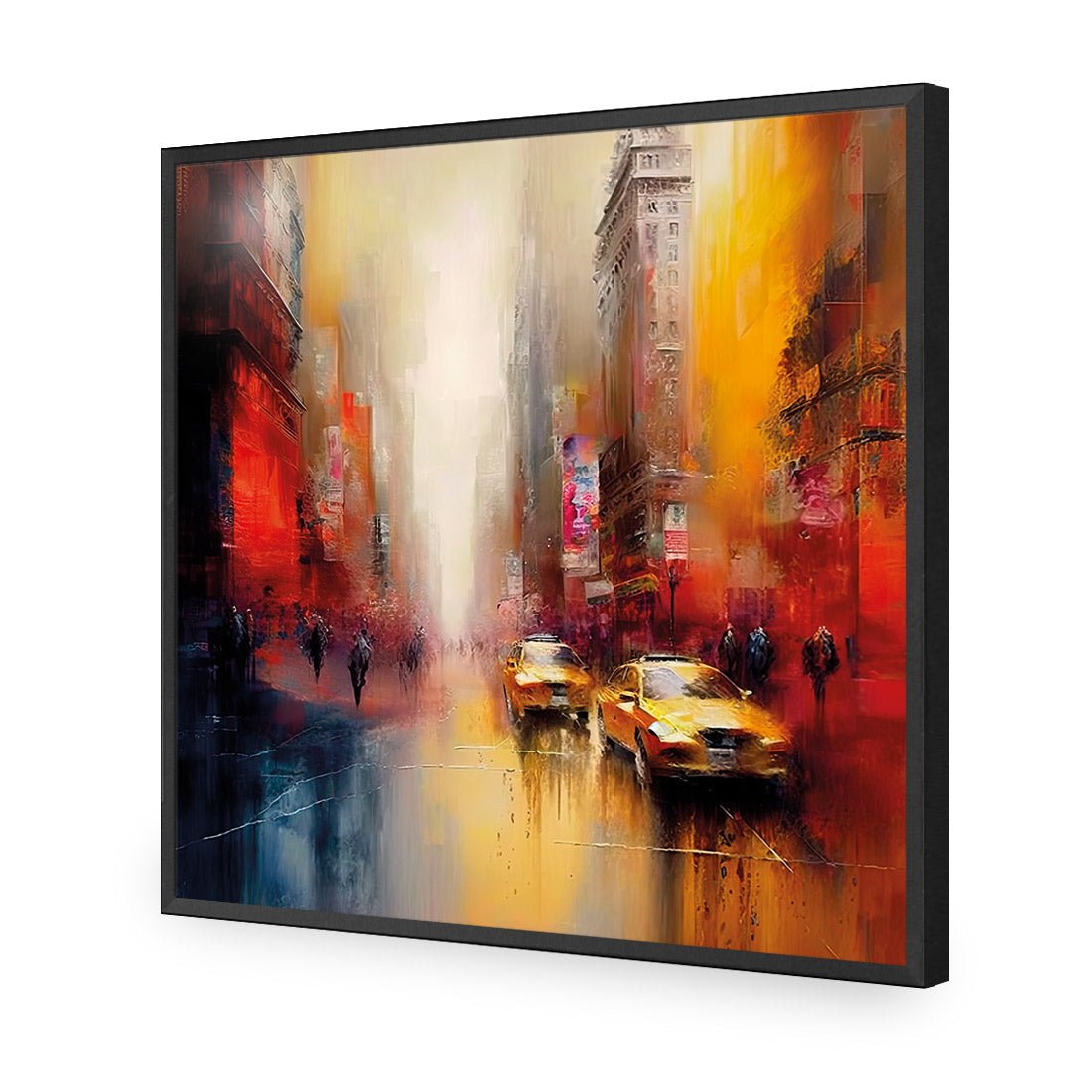 Downtown Streets II - Wall Art Designs - WB_100629_AS_Q CAF_AP - 030 - EDG_37x37_S - 2538 - BLK