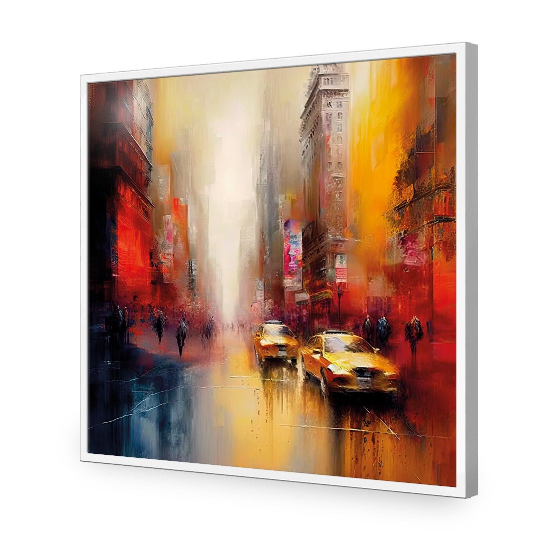 Downtown Streets II - Wall Art Designs - WB_100629_AS_Q CAF_AP - 030 - EDG_37x37_S - 2538 - WHT