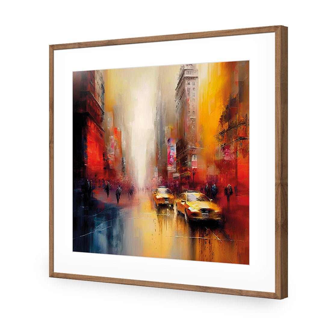 Downtown Streets II - Wall Art Designs - WB_100629_AS_Q CAF_AP - 030 - MAT_37x37_S - 2538 - NAT