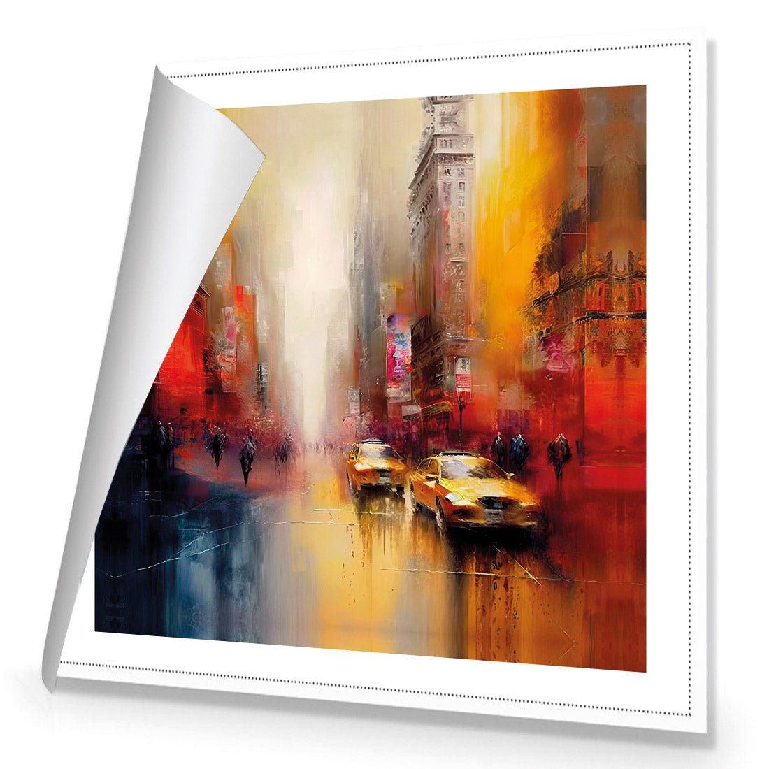 Downtown Streets II - Wall Art Designs - WB_100629_AS_Q CAF_CP - MPY - 260 - M - R_37x37_NONE