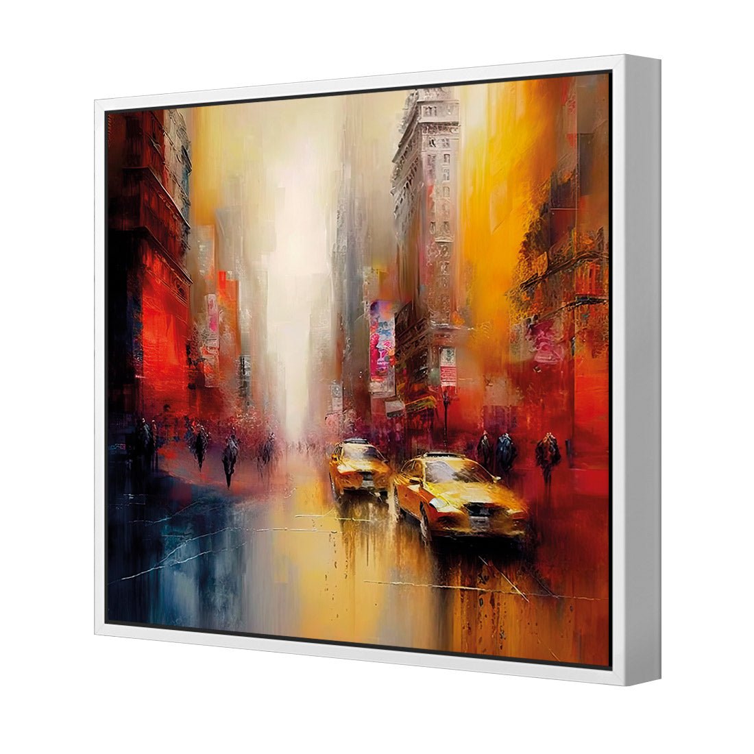 Downtown Streets II - Wall Art Designs - WB_100629_AS_Q CAF_CP - MPY - 260 - M - S - S_37x37_S - 1550 - WHT