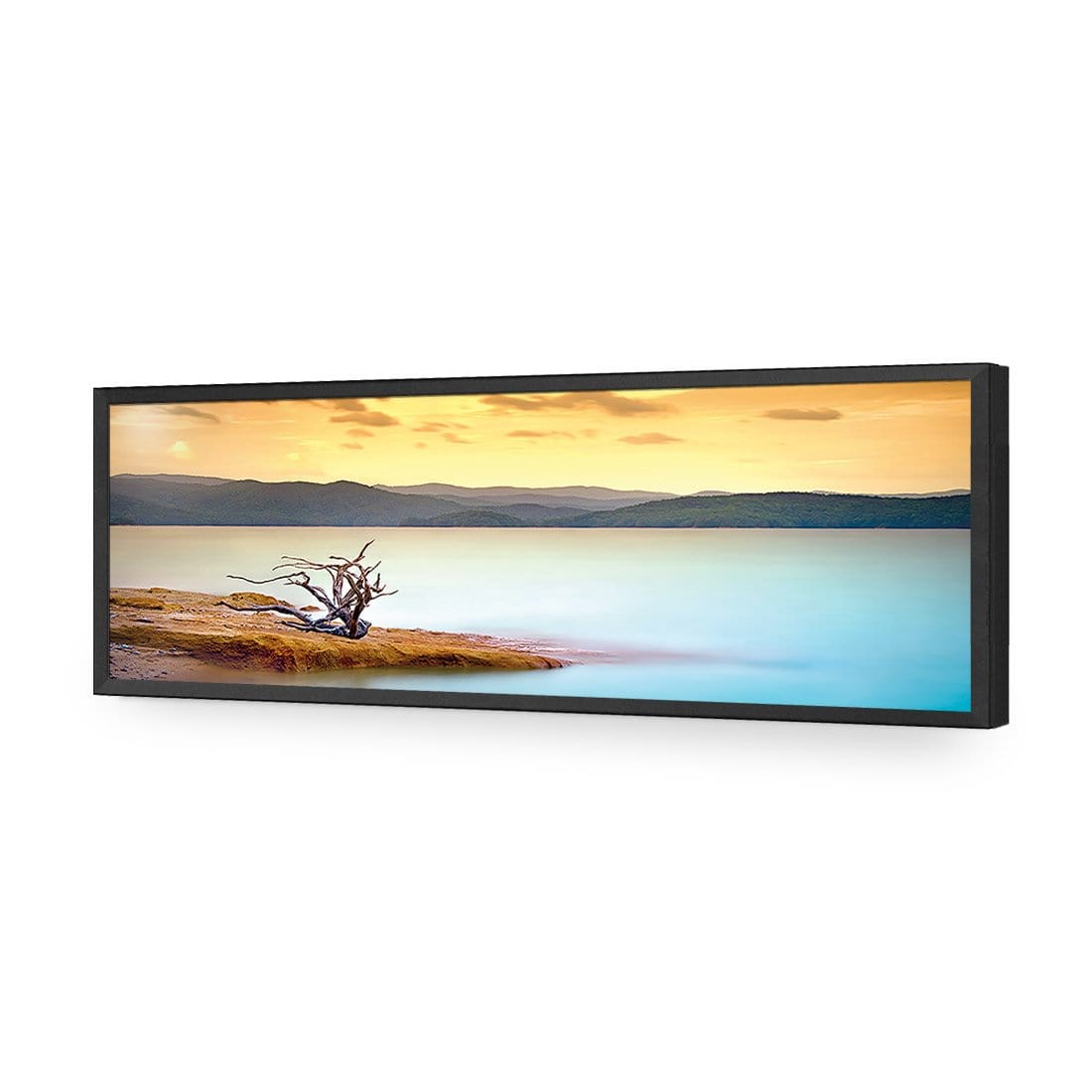 Driftwood Peninsula (long) - Wall Art Designs - 752_AL_H WAD_AP - 030 - EDG_90x30_S - 2538 - BLK