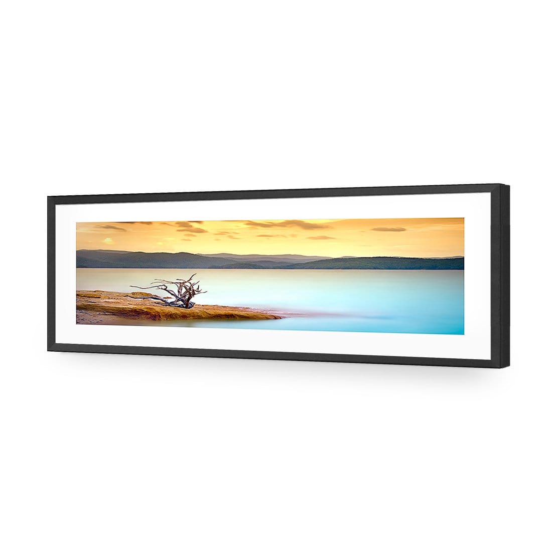 Driftwood Peninsula (long) - Wall Art Designs - 752_AL_H WAD_AP - 030 - MAT_90x30_S - 2538 - BLK