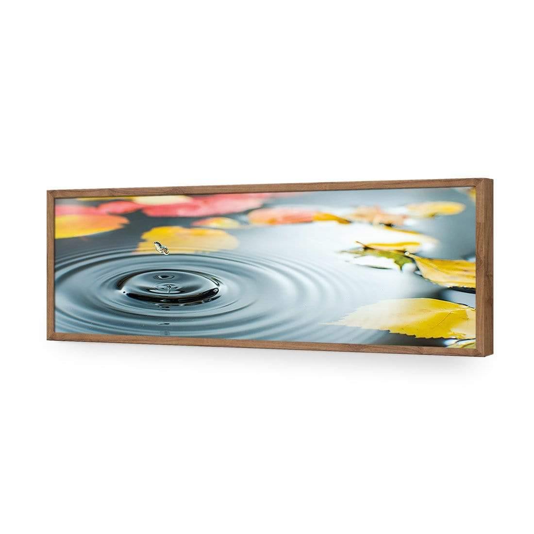 Droplet on Lily Pond (long) - Wall Art Designs - 788_AL_H WAD_AP - 030 - EDG_90x30_S - 2538 - NAT