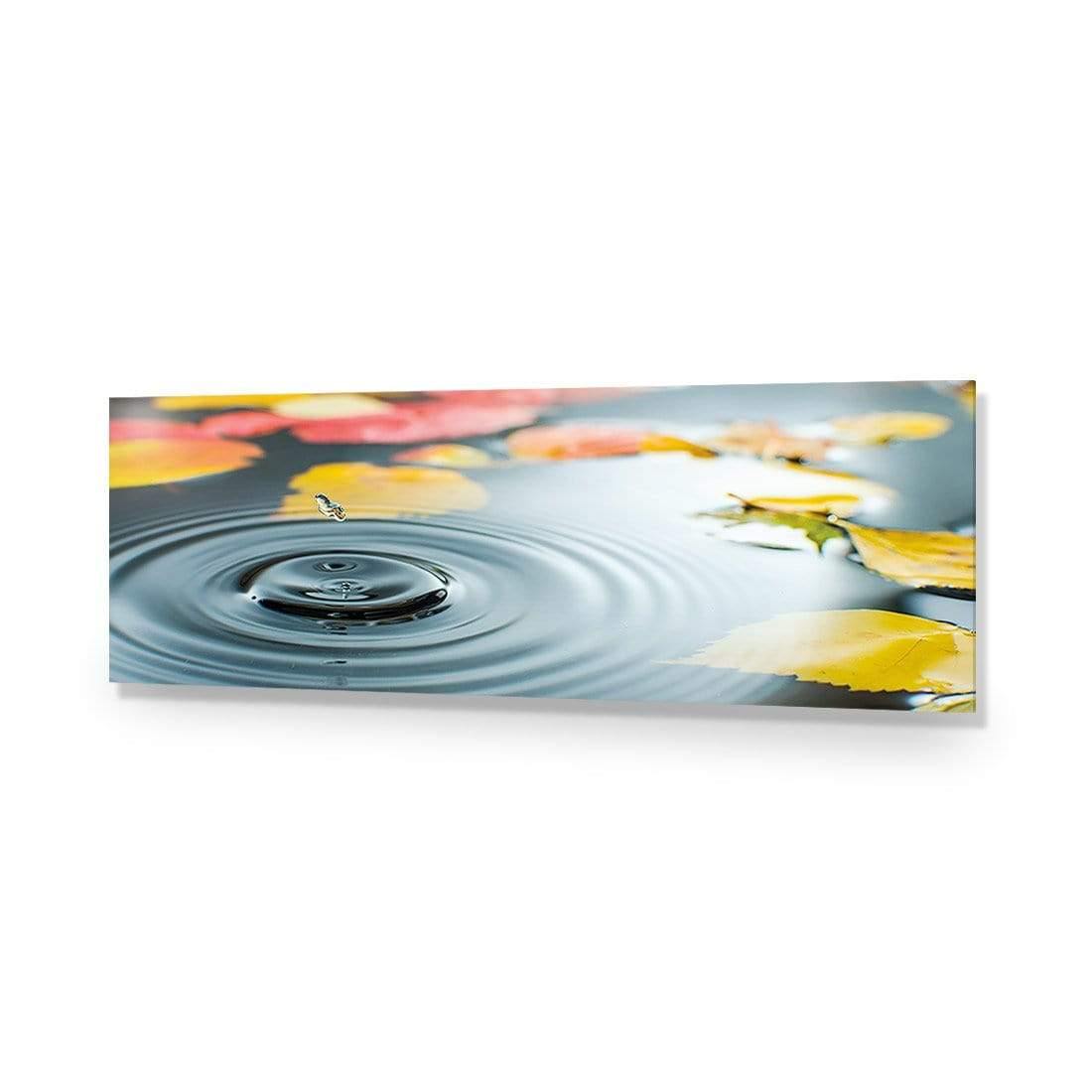 Droplet on Lily Pond (long) - Wall Art Designs - 788_AL_H WAD_AP - 030 - EDG_90x30_NONE