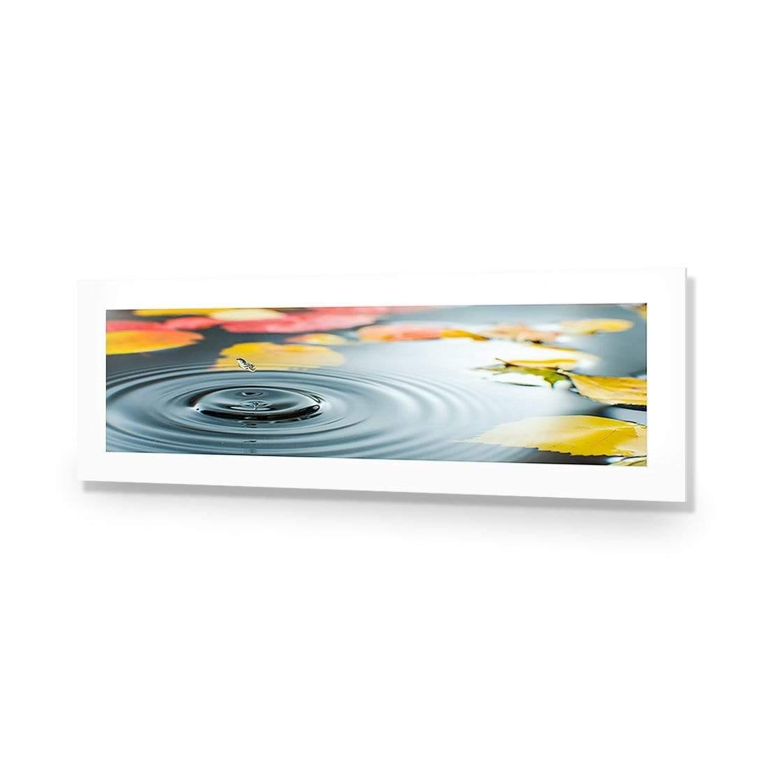 Droplet on Lily Pond (long) - Wall Art Designs - 788_AL_H WAD_AP - 030 - MAT_90x30_NONE