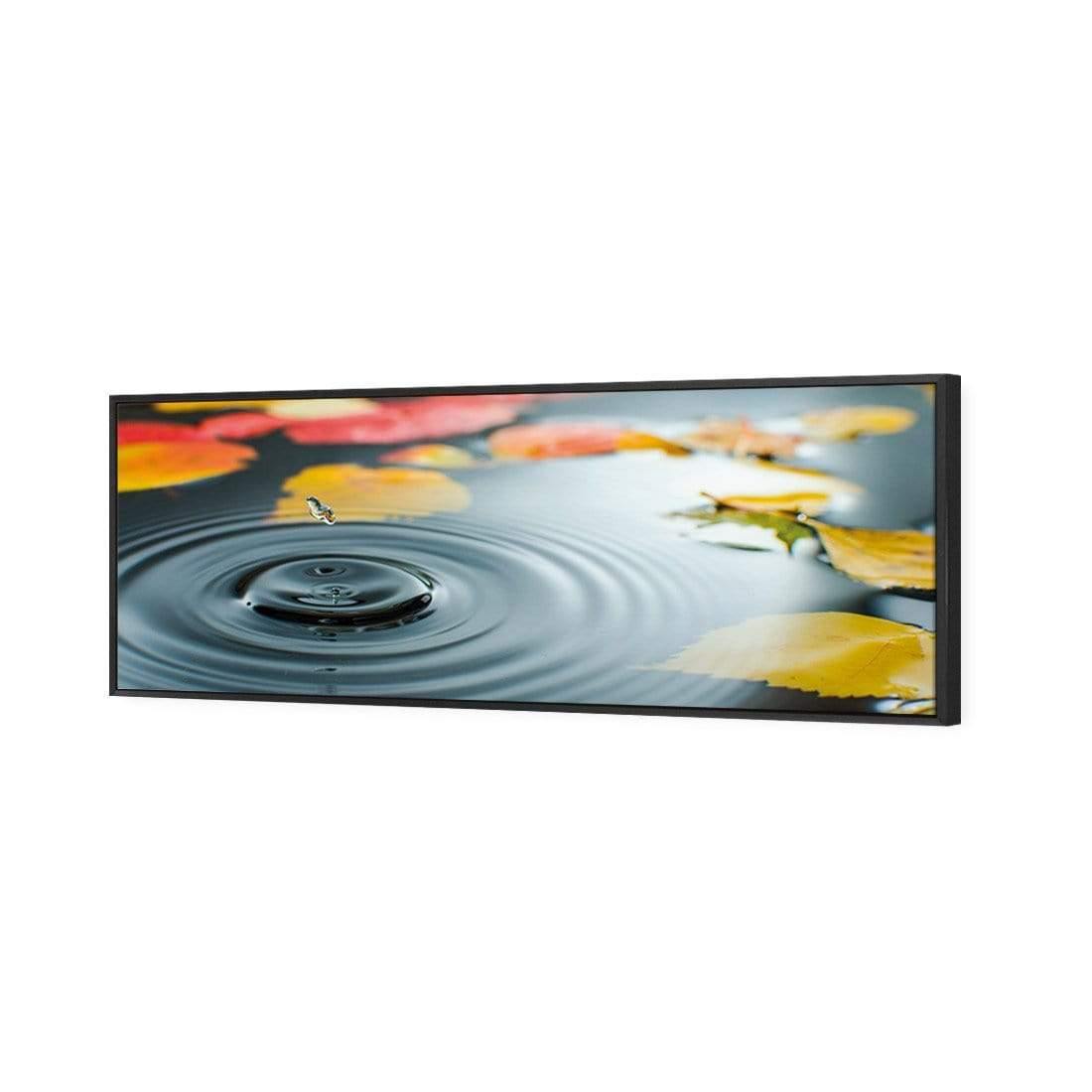 Droplet on Lily Pond (long) - Wall Art Designs - 788_AL_H WAD_CP - MPY - 260 - M - S - S_60x20_S - 1550 - BLK