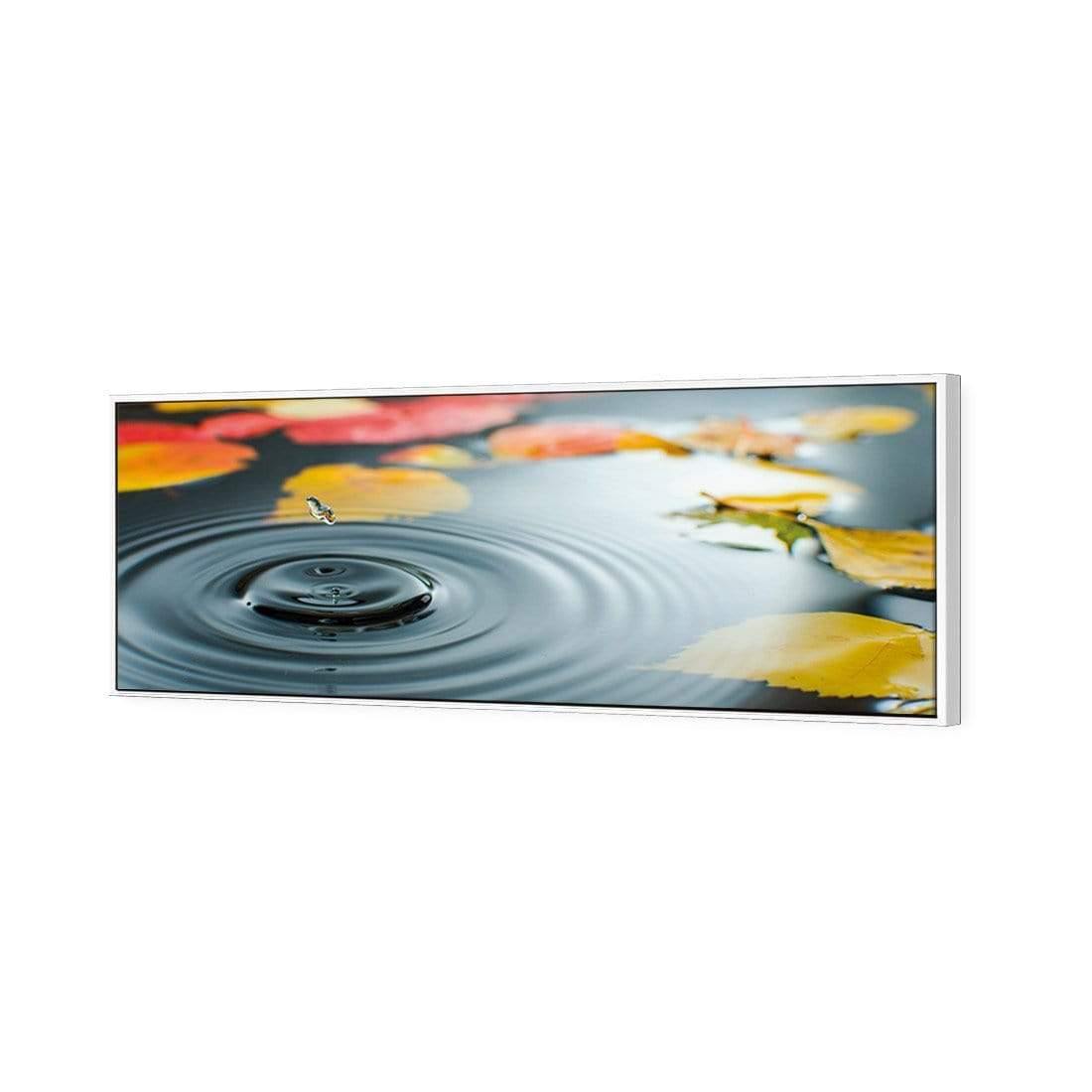 Droplet on Lily Pond (long) - Wall Art Designs - 788_AL_H WAD_CP - MPY - 260 - M - S - S_60x20_S - 1550 - WHT