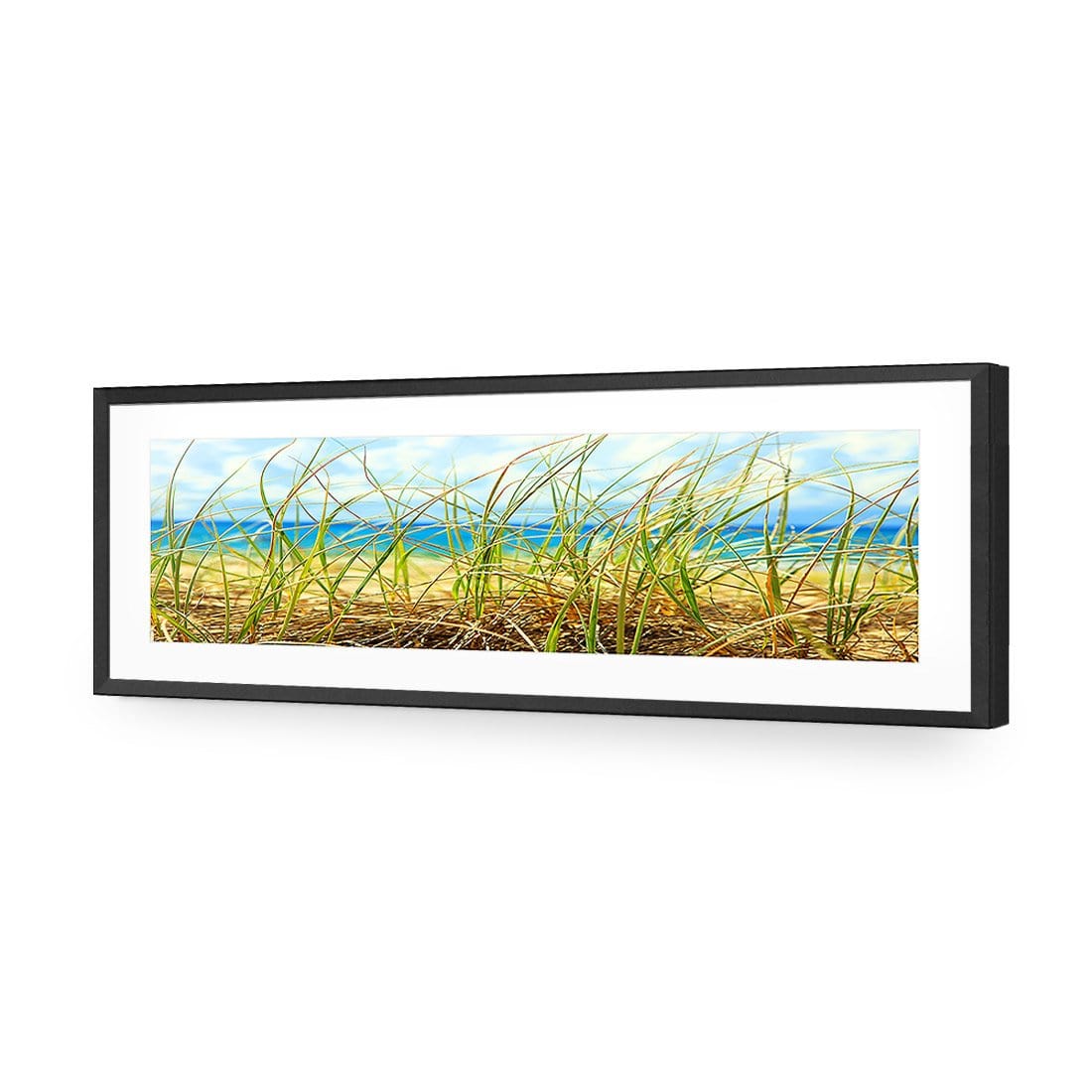 Dune Grass (Long) - Wall Art Designs - 308_AL_H caf_AP - 030 - MAT_90x30_S - 2538 - BLK