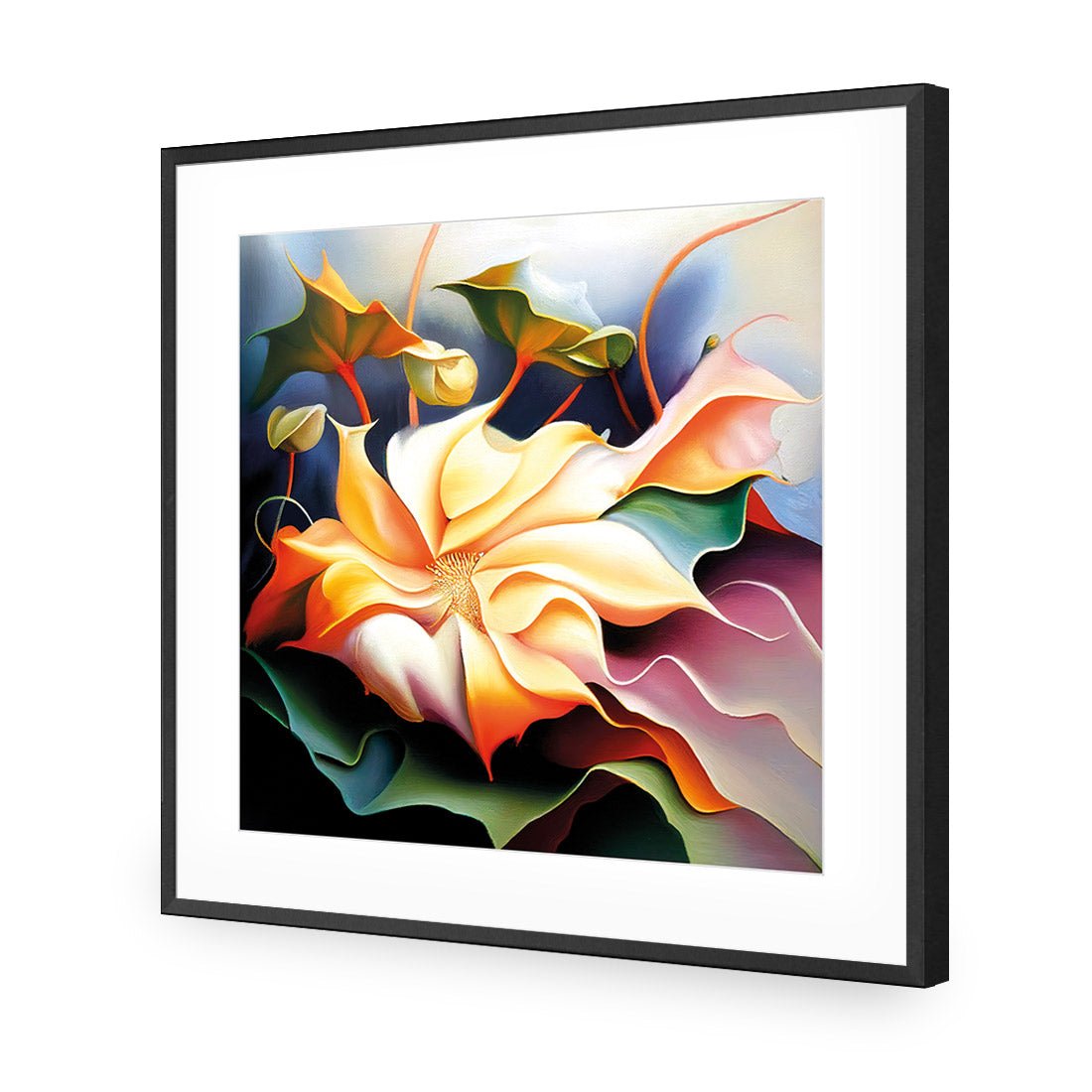 Dusk Garden - Wall Art Designs - WB_100352_AS_Q CAF_AP - 030 - MAT_37x37_S - 2538 - BLK