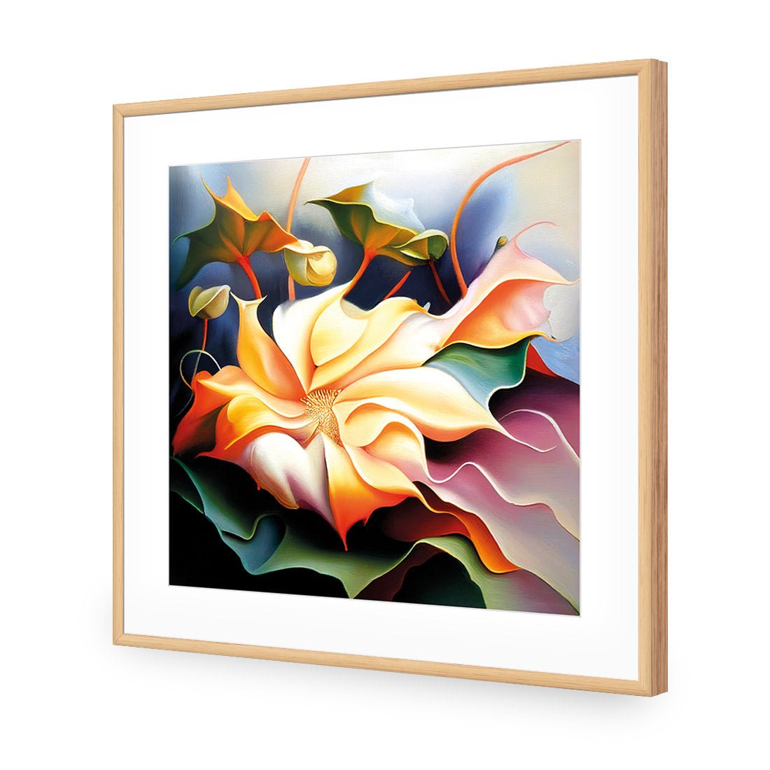 Dusk Garden - Wall Art Designs - WB_100352_AS_Q CAF_AP - 030 - MAT_37x37_S - 2538 - OAK