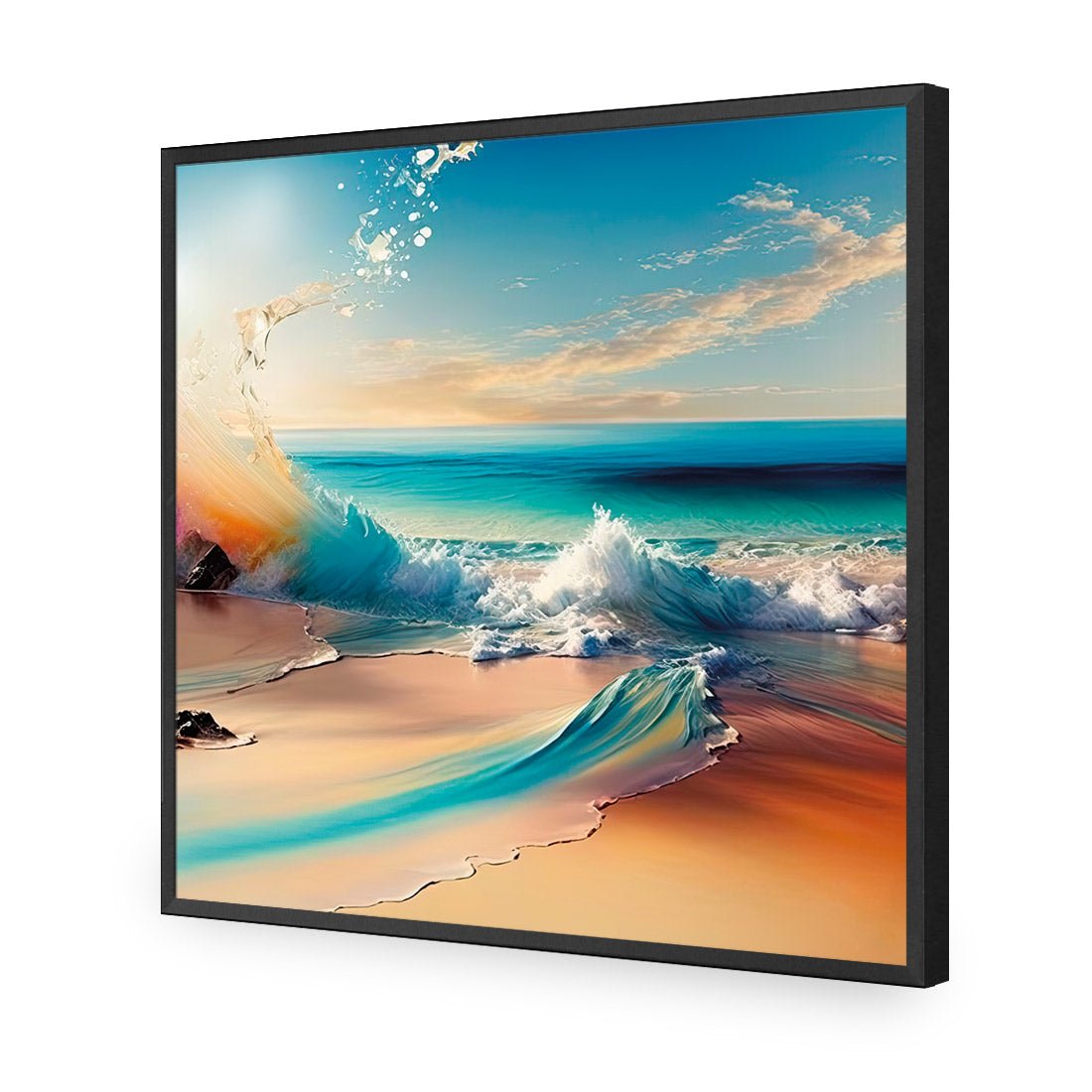 Dynamic Waves I - Wall Art Designs - WB_100683_AS_Q CAF_AP - 030 - EDG_37x37_S - 2538 - BLK