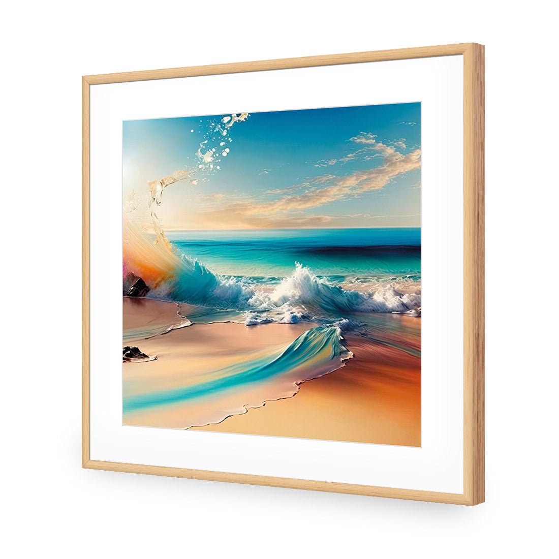 Dynamic Waves I - Wall Art Designs - WB_100683_AS_Q CAF_AP - 030 - MAT_37x37_S - 2538 - OAK