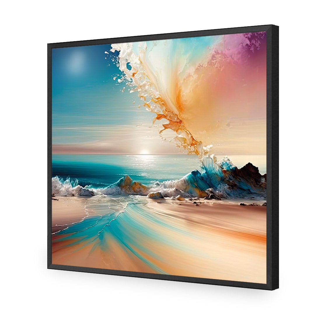 Dynamic Waves II - Wall Art Designs - WB_100684_AS_Q CAF_AP - 030 - EDG_37x37_S - 2538 - BLK