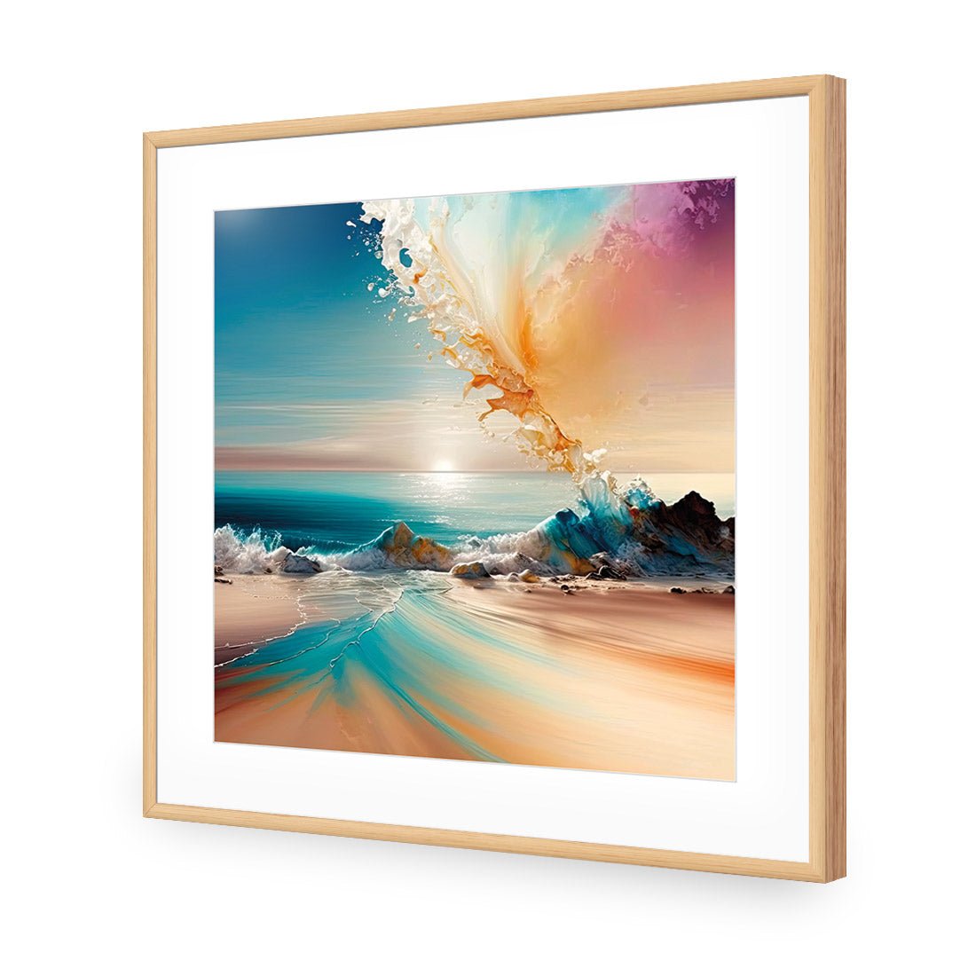 Dynamic Waves II - Wall Art Designs - WB_100684_AS_Q CAF_AP - 030 - MAT_37x37_S - 2538 - OAK