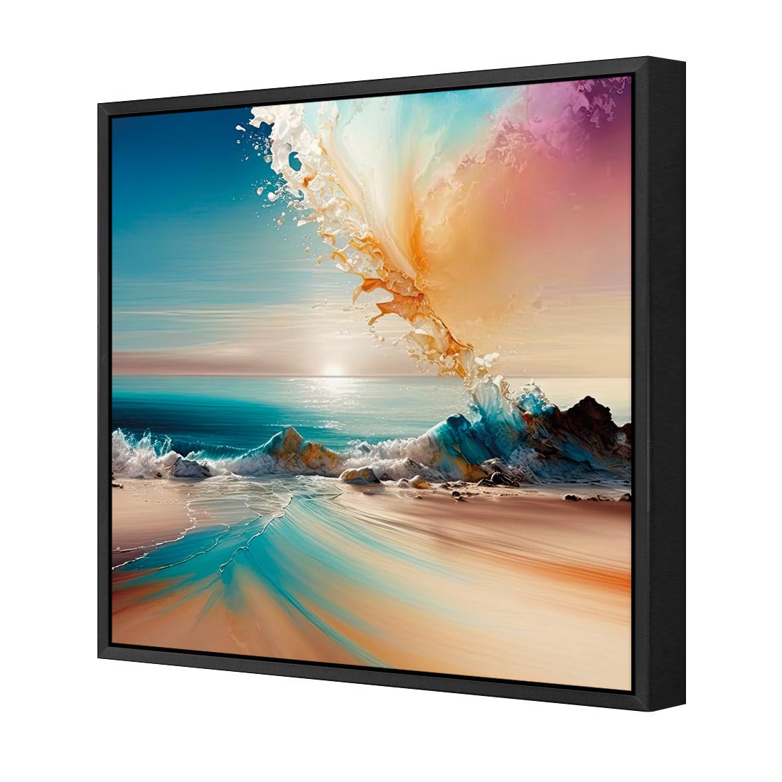 Dynamic Waves II - Wall Art Designs - WB_100684_AS_Q CAF_CP - MPY - 260 - M - S - S_37x37_S - 1550 - BLK