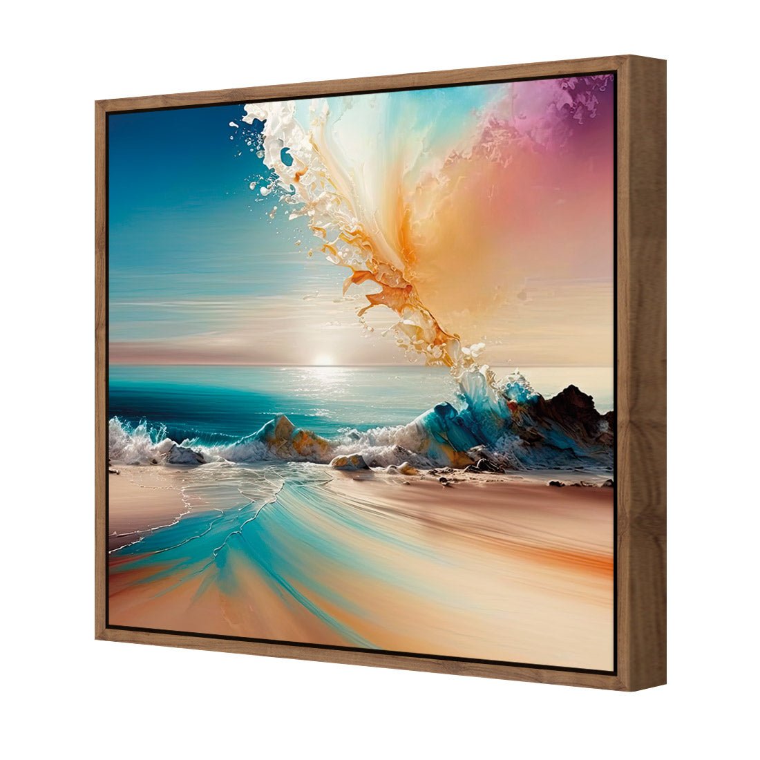 Dynamic Waves II - Wall Art Designs - WB_100684_AS_Q CAF_CP - MPY - 260 - M - S - S_37x37_S - 1550 - NAT