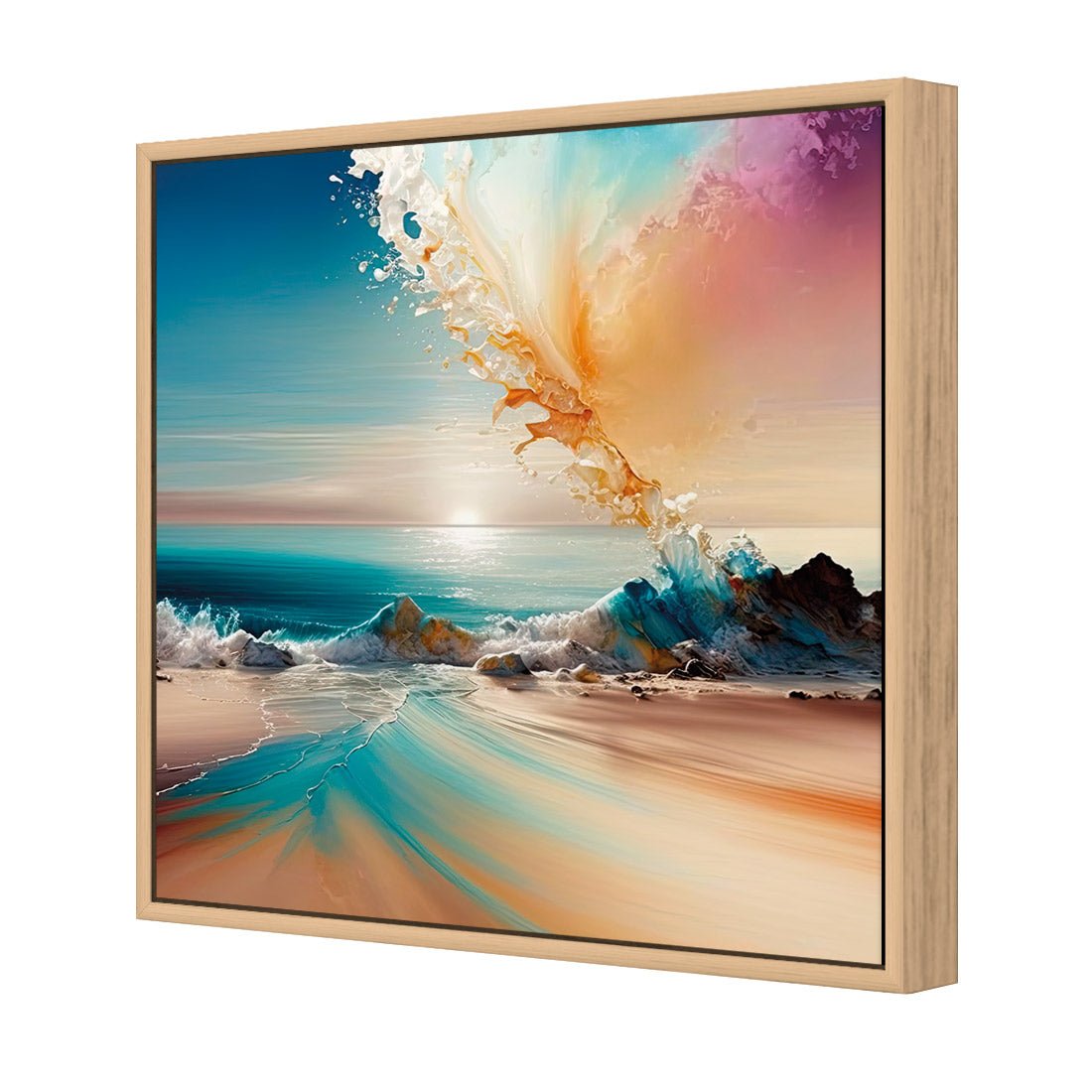 Dynamic Waves II - Wall Art Designs - WB_100684_AS_Q CAF_CP - MPY - 260 - M - S - S_37x37_S - 1550 - OAK